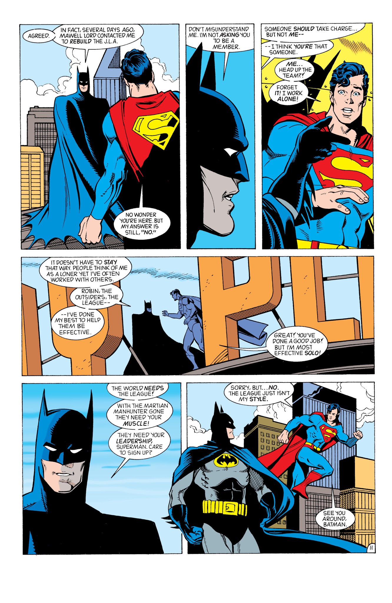 Read online Superman & The Justice League America comic -  Issue #1 - 16