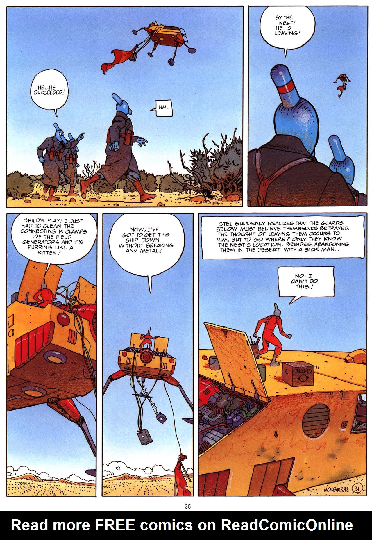 Read online Epic Graphic Novel: Moebius comic -  Issue # TPB 9 - 37