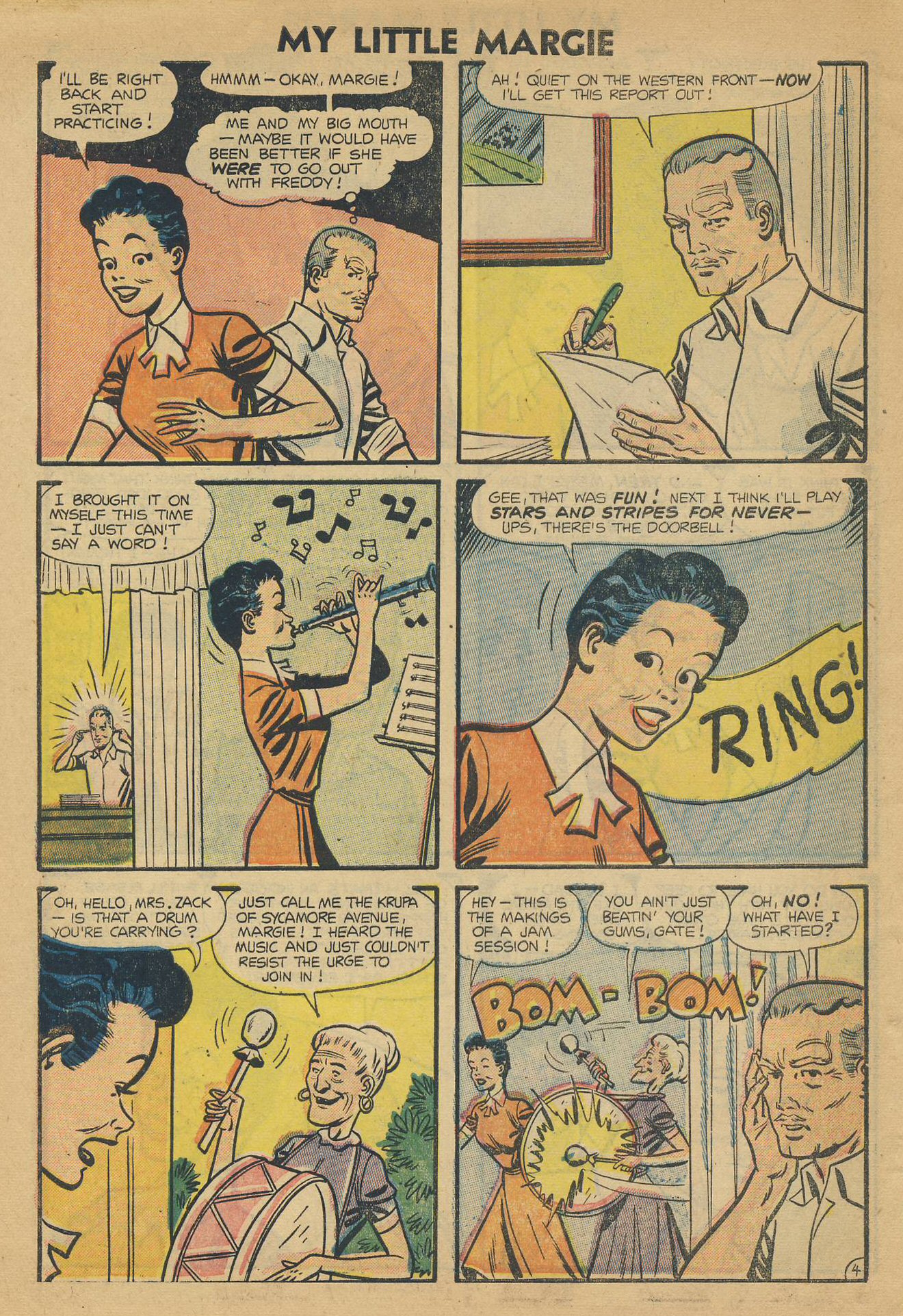 Read online My Little Margie (1954) comic -  Issue #4 - 6