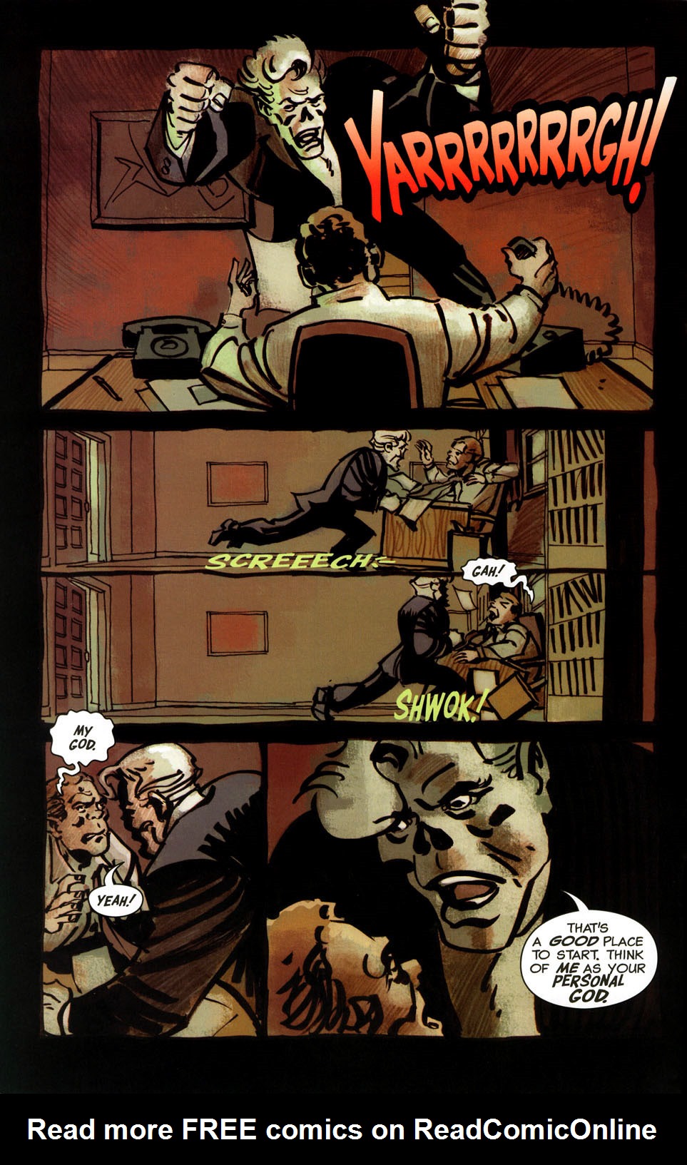 Read online Frankenstein Mobster comic -  Issue #5 - 10