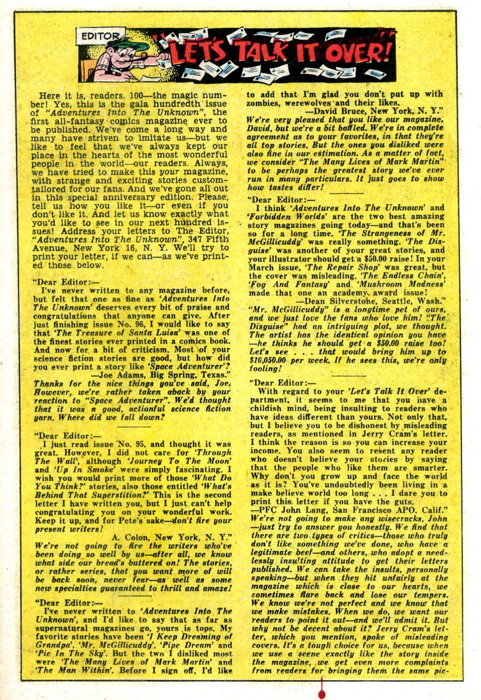 Read online Adventures Into The Unknown comic -  Issue #100 - 23