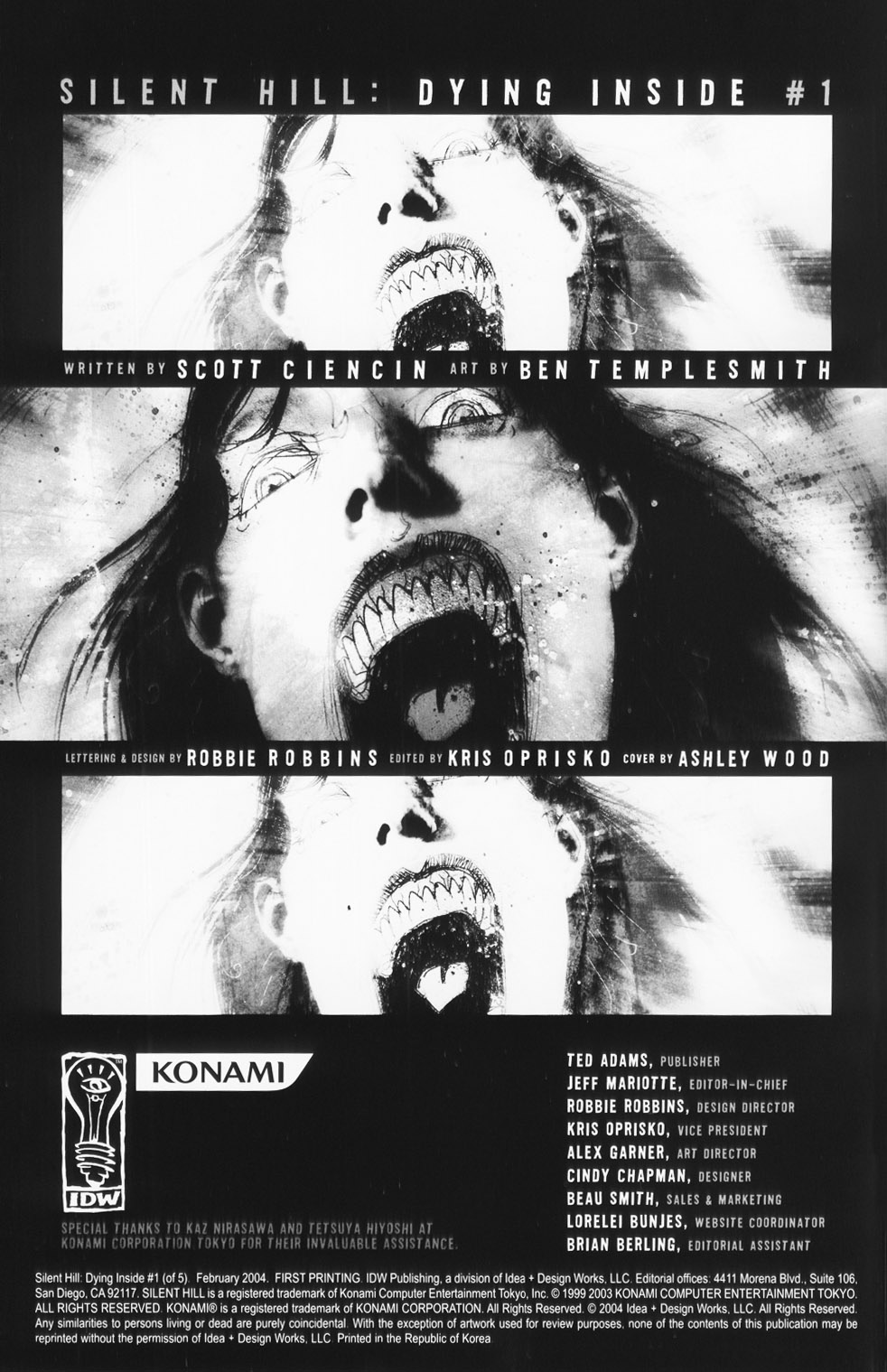 Read online Silent Hill: Dying Inside comic -  Issue #1 - 2