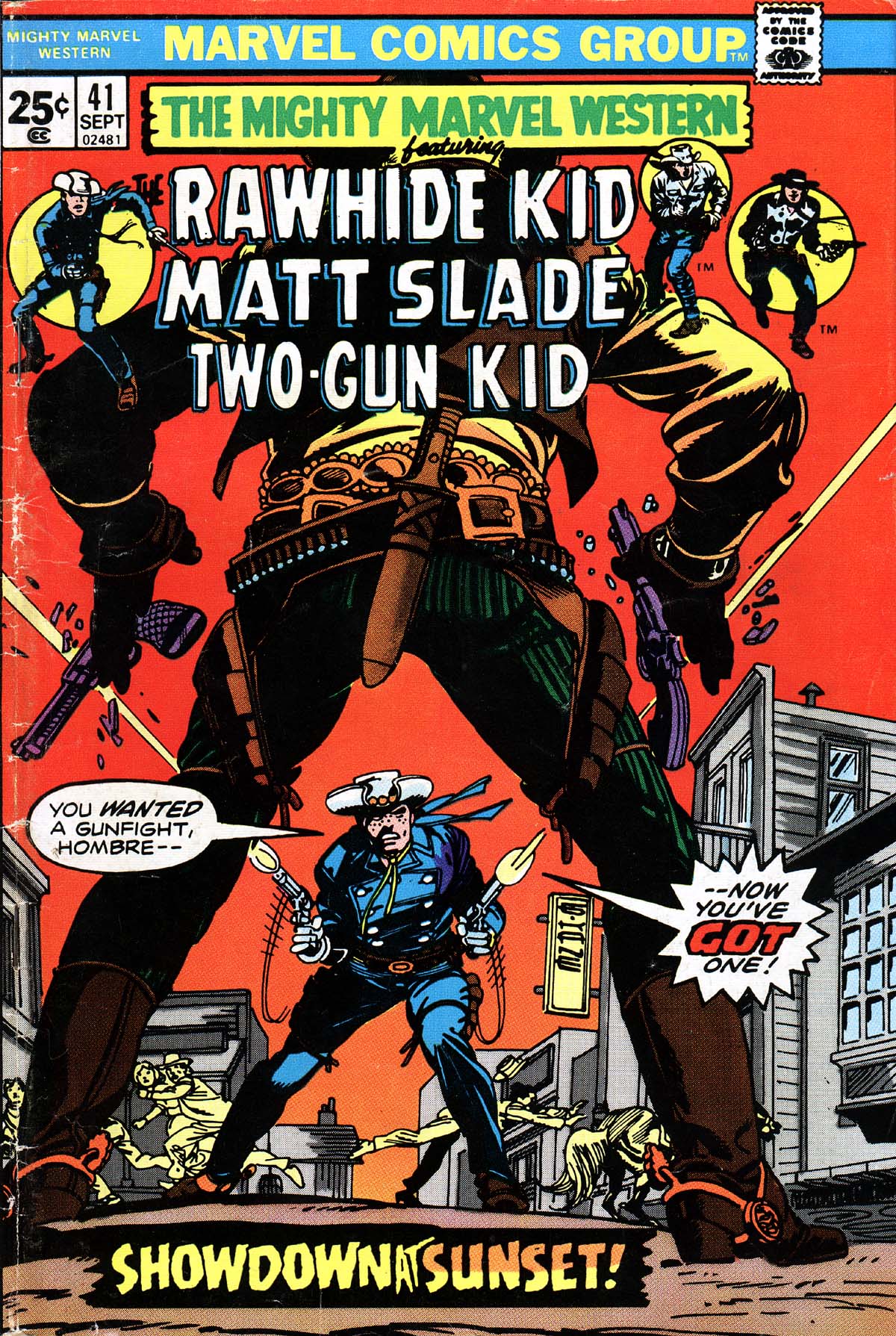 Read online The Mighty Marvel Western comic -  Issue #41 - 1