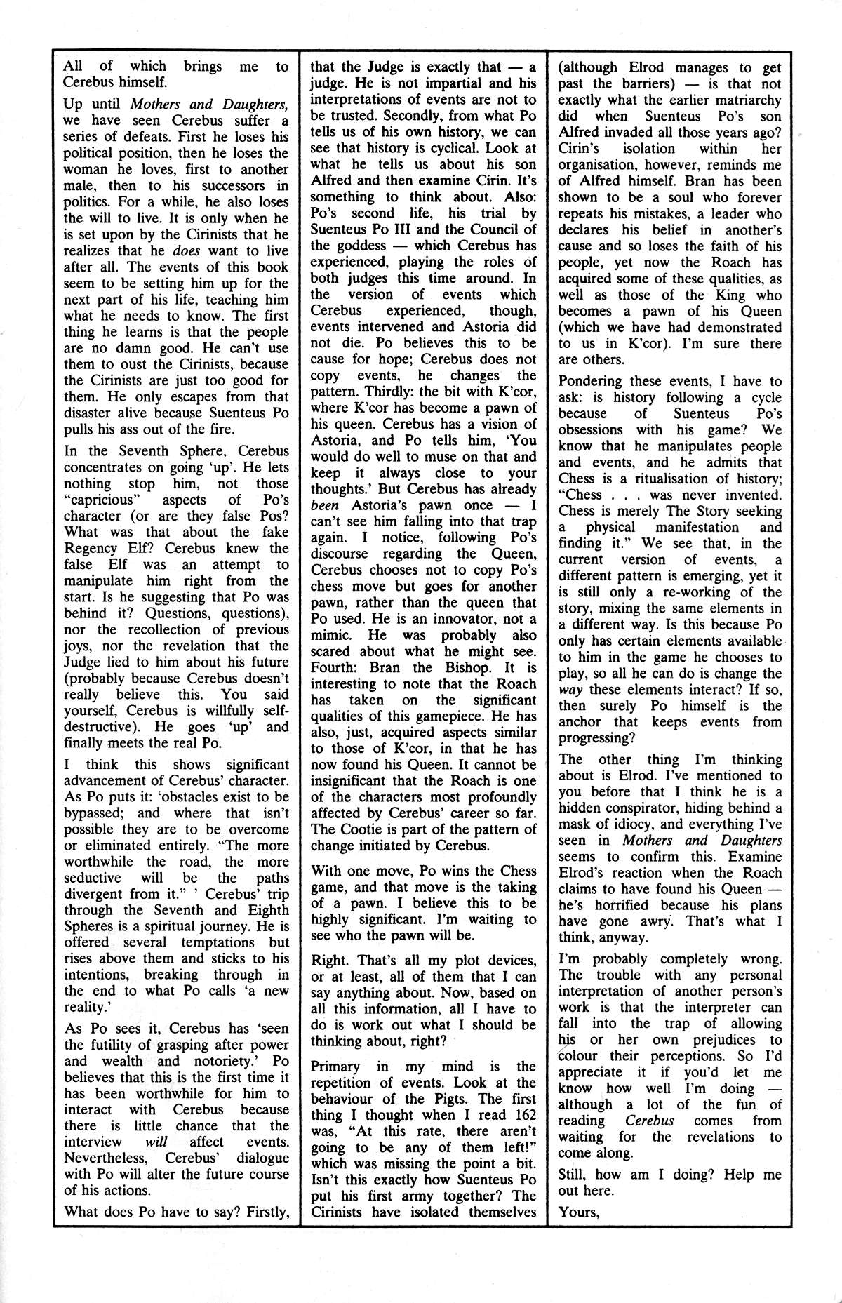 Read online Cerebus comic -  Issue #165 - 26