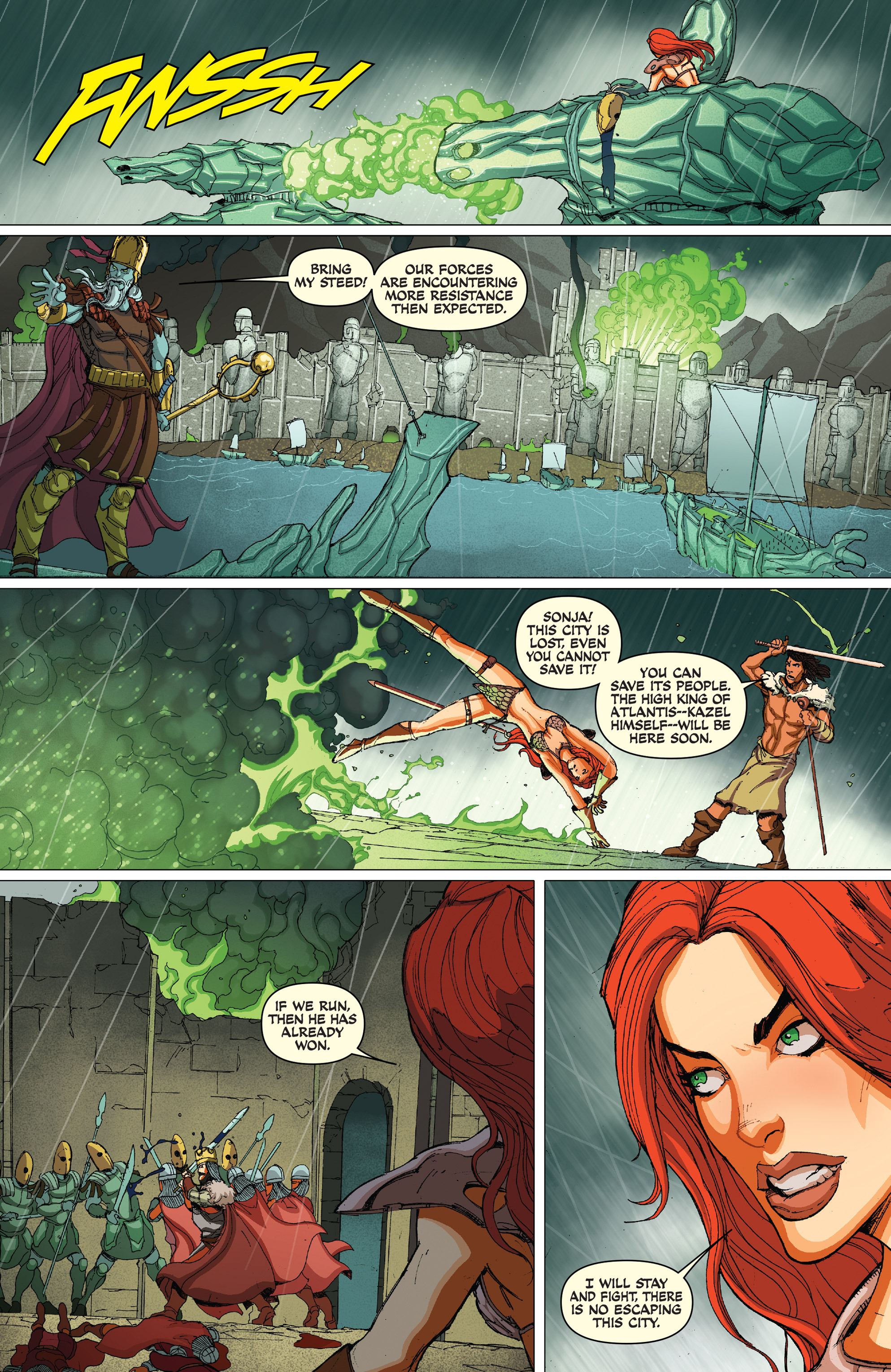 Read online Red Sonja: Atlantis Rises comic -  Issue #2 - 14