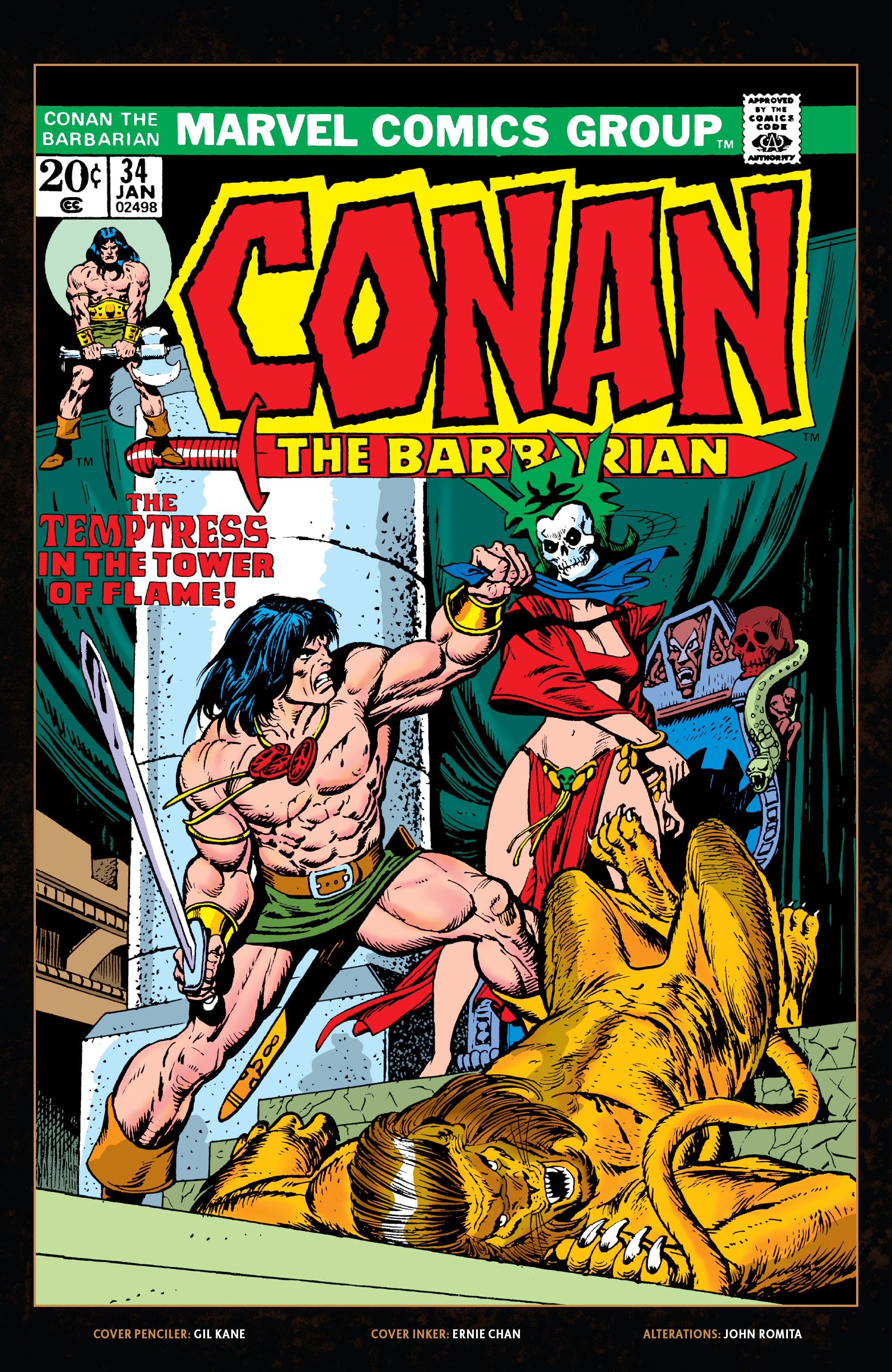 Read online Conan The Barbarian Epic Collection: The Original Marvel Years - The Curse Of The Golden Skull comic -  Issue # TPB (Part 2) - 48
