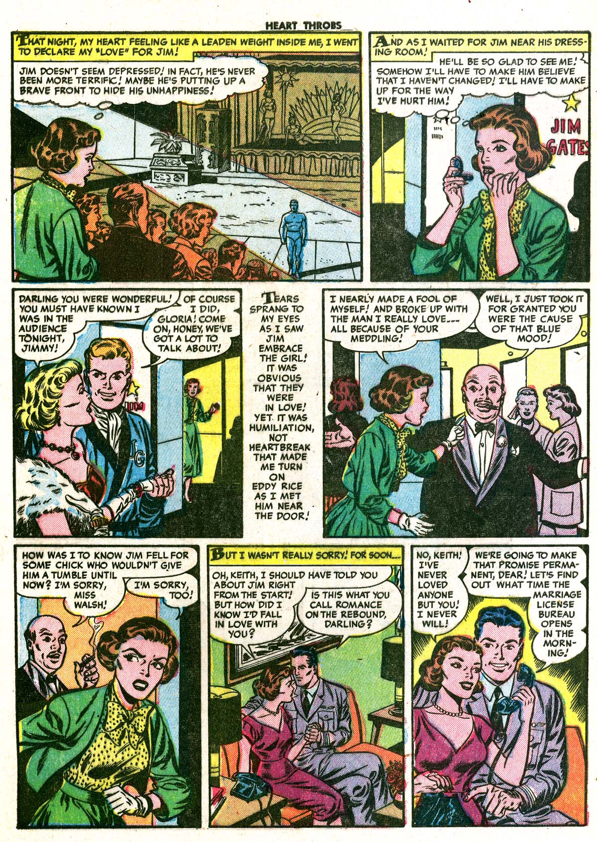 Read online Heart Throbs comic -  Issue #30 - 32