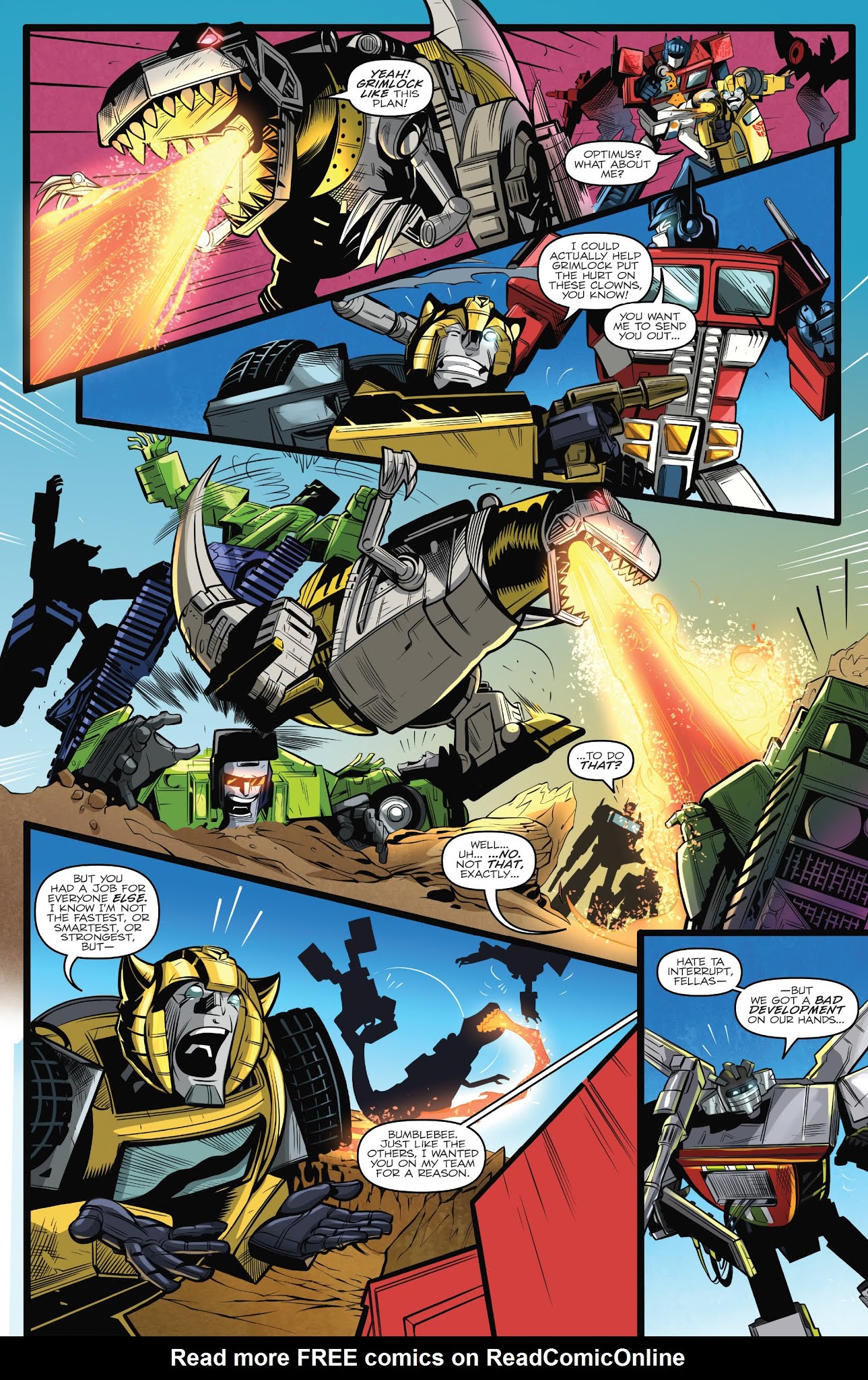 Read online Transformers: Bumblebee-Go For the Gold comic -  Issue # Full - 9