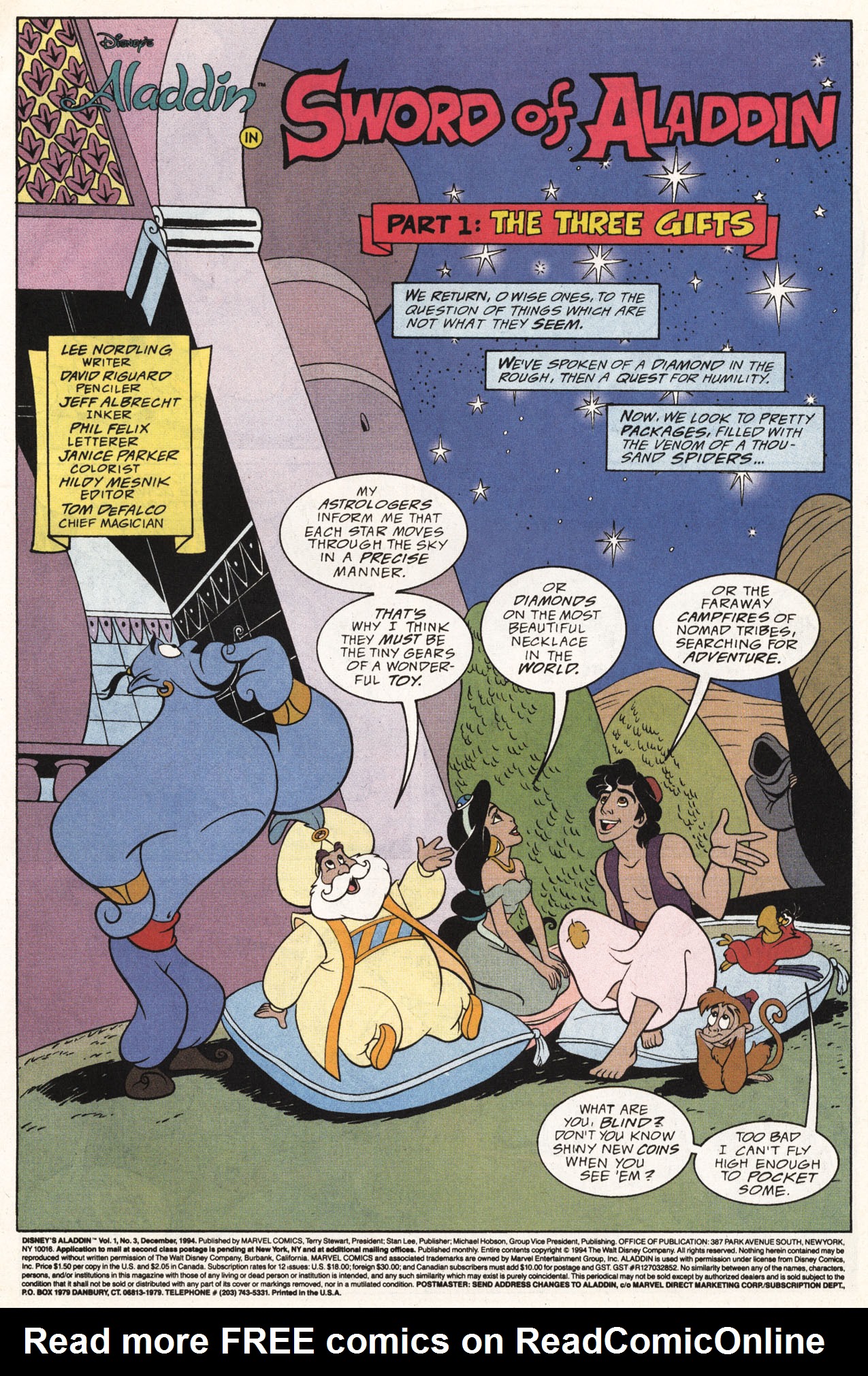 Read online Disney's Aladdin comic -  Issue #3 - 3