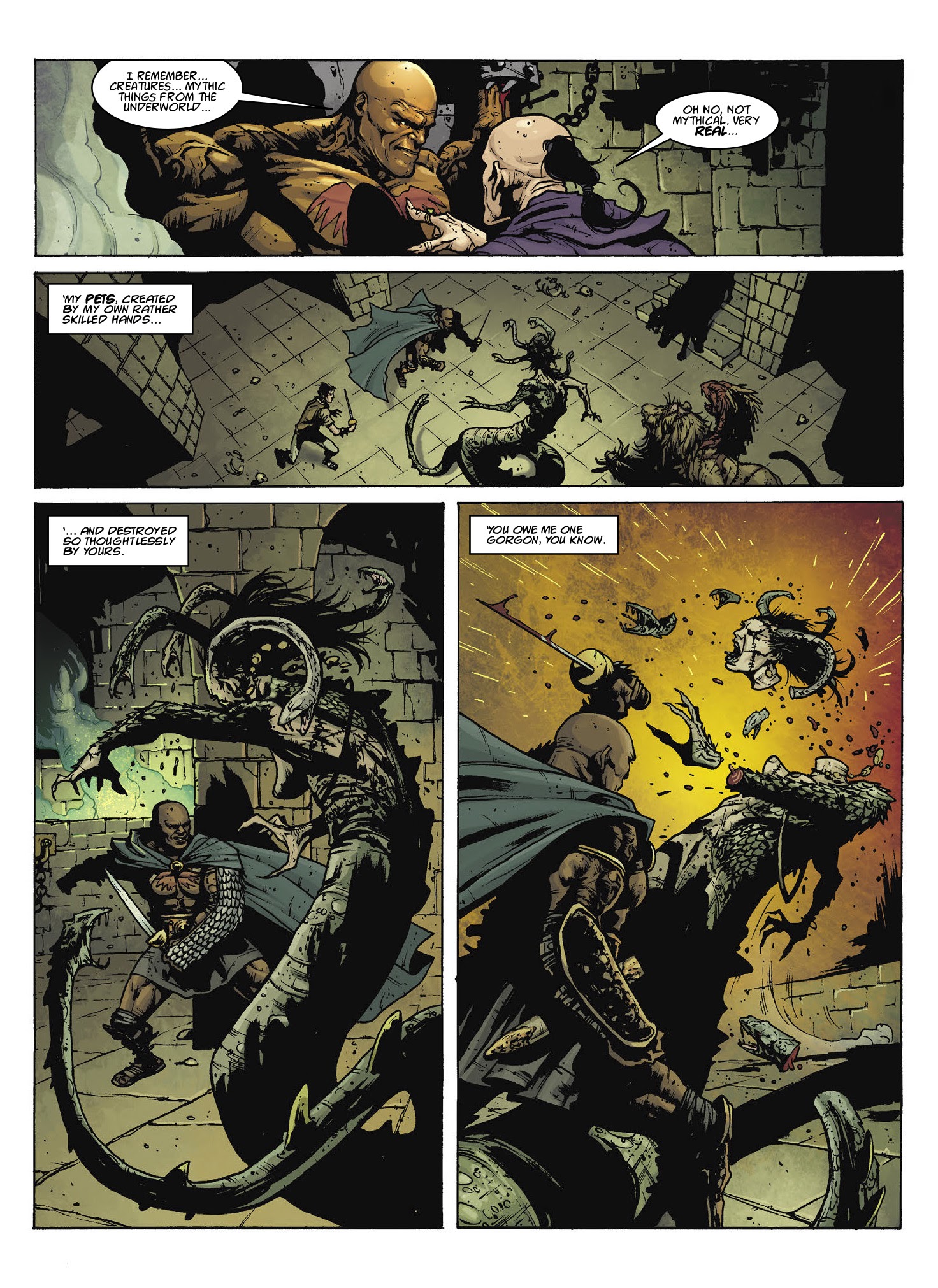 Read online Aquila: The Burning Fields comic -  Issue # TPB - 34