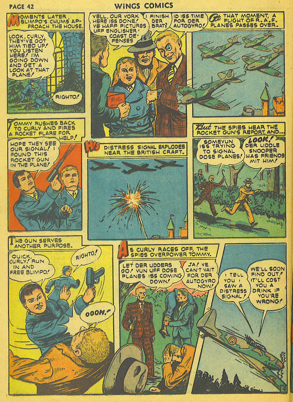 Read online Wings Comics comic -  Issue #18 - 43