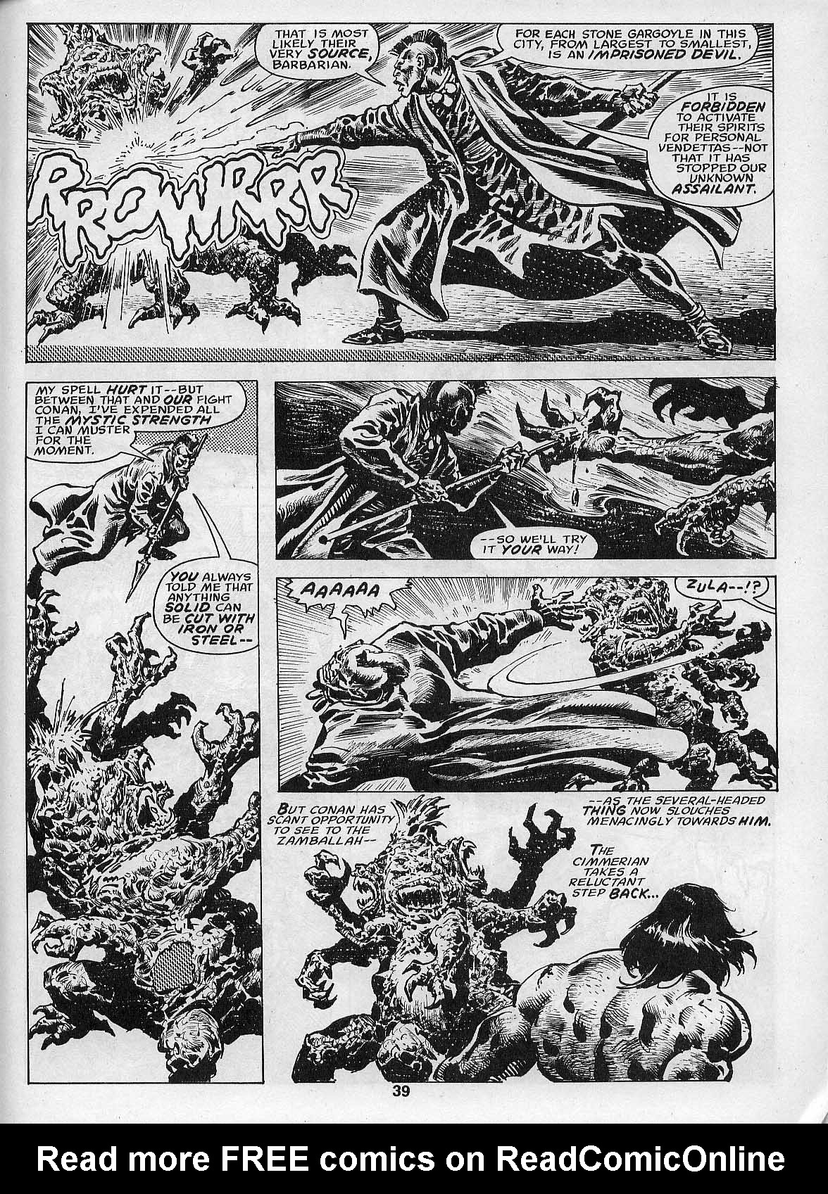 Read online The Savage Sword Of Conan comic -  Issue #205 - 41