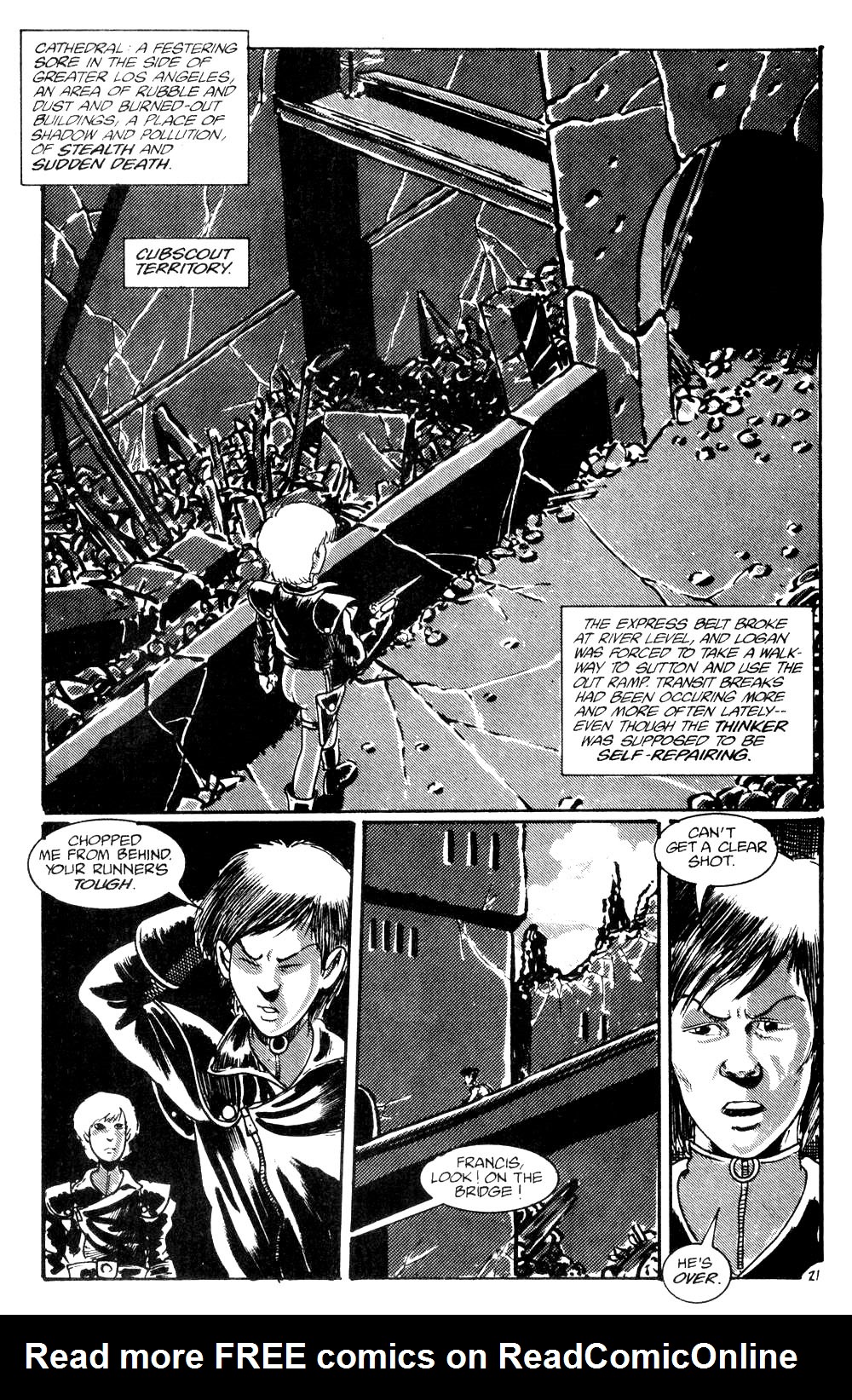 Read online Logan's Run (1990) comic -  Issue #1 - 23