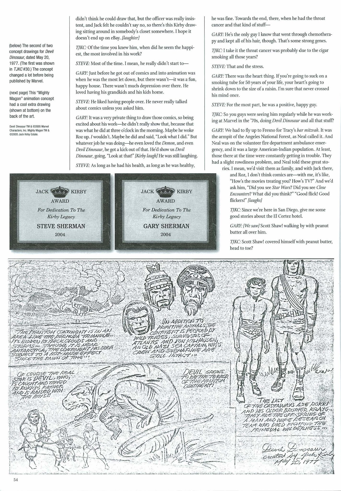 Read online The Jack Kirby Collector comic -  Issue #43 - 56