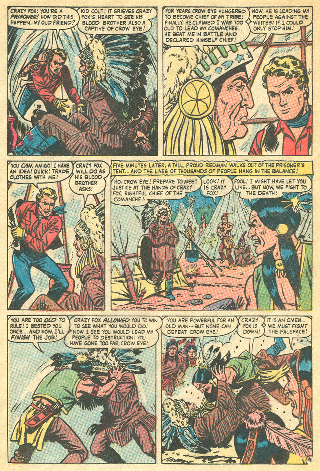 Read online Kid Colt Outlaw comic -  Issue #146 - 24