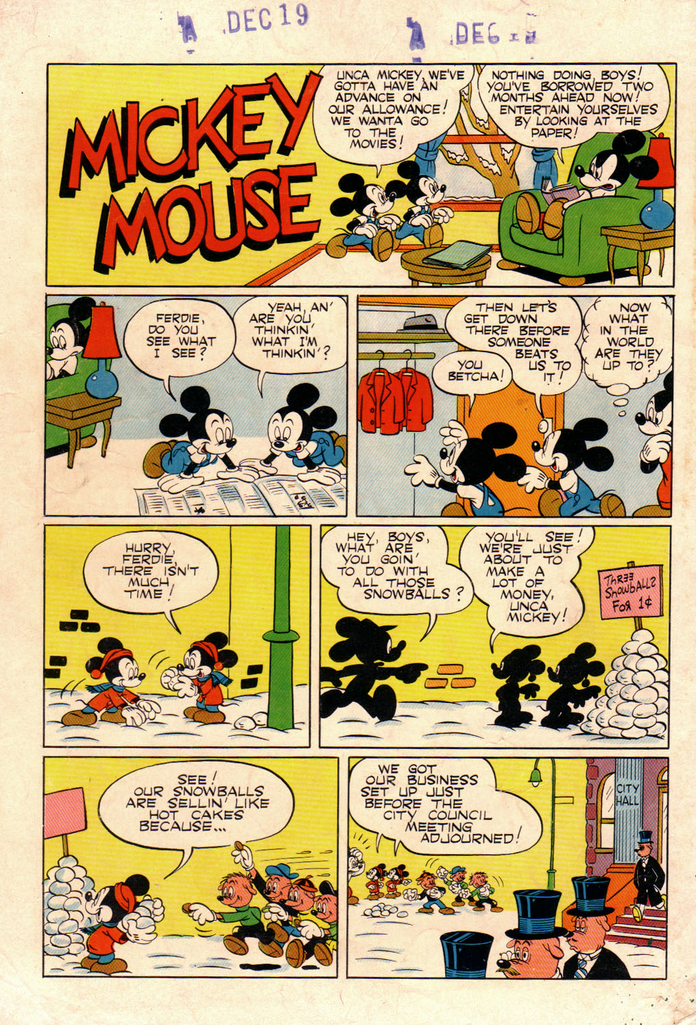 Read online Four Color Comics comic -  Issue #313 - 52