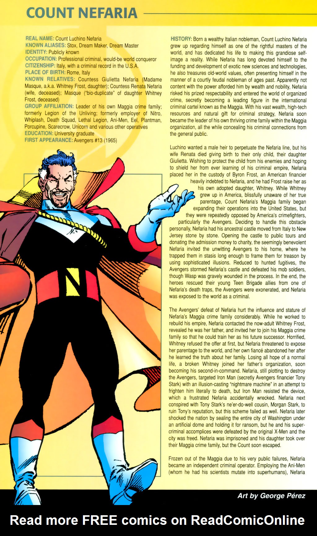 Read online Official Handbook of the Marvel Universe: Avengers 2005 comic -  Issue # Full - 12