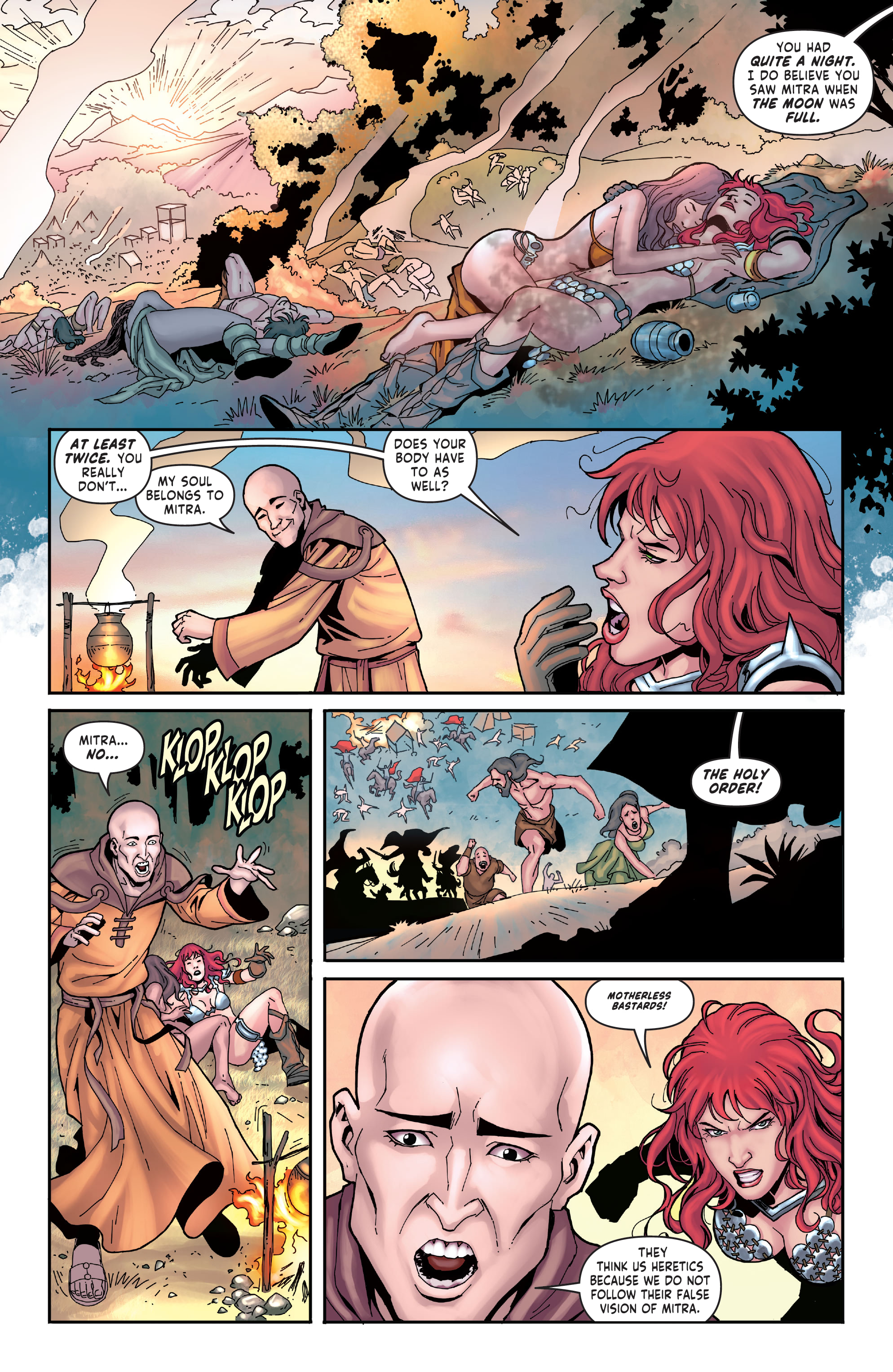 Read online Red Sonja: The Price of Blood comic -  Issue #1 - 12