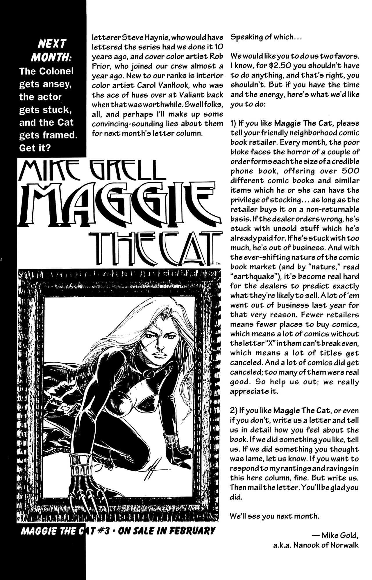 Read online Maggie the Cat comic -  Issue #1 - 22