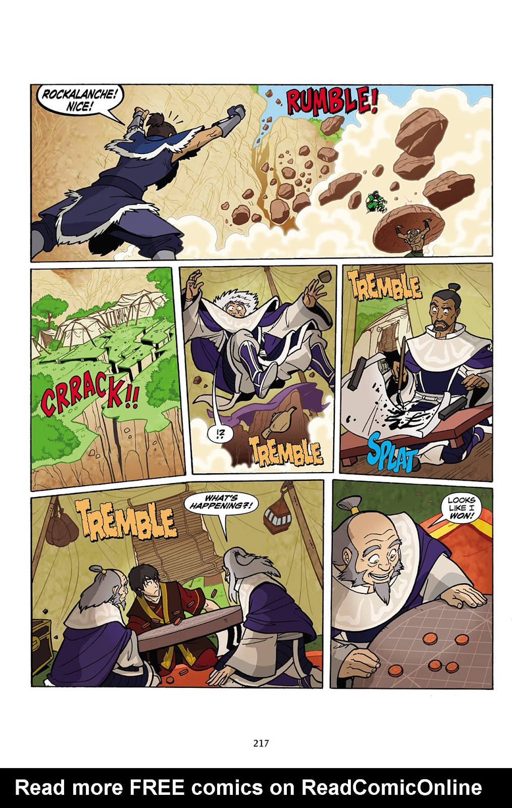 Nickelodeon Avatar: The Last Airbender - The Lost Adventures issue Full - Page 218