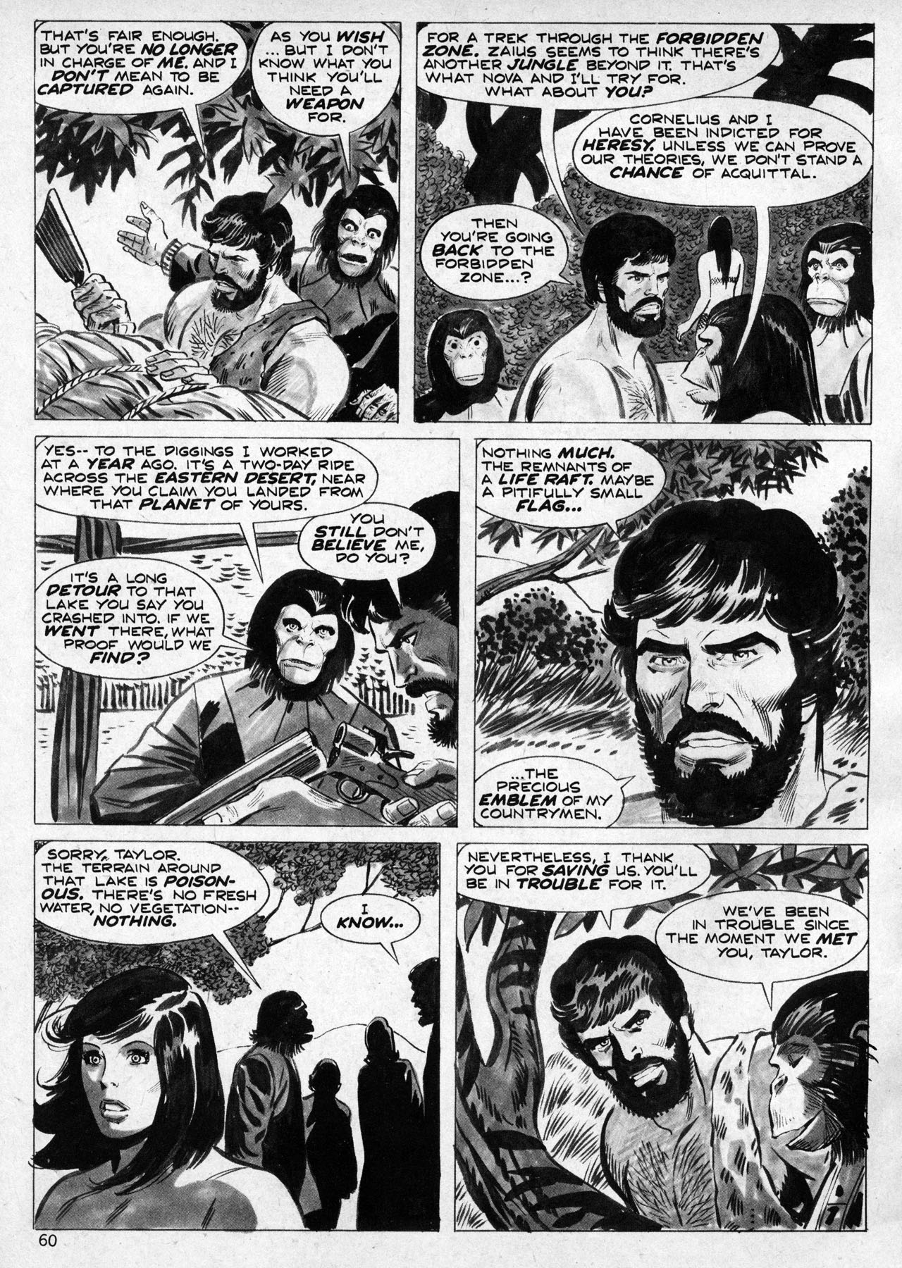 Read online Planet of the Apes comic -  Issue #5 - 56