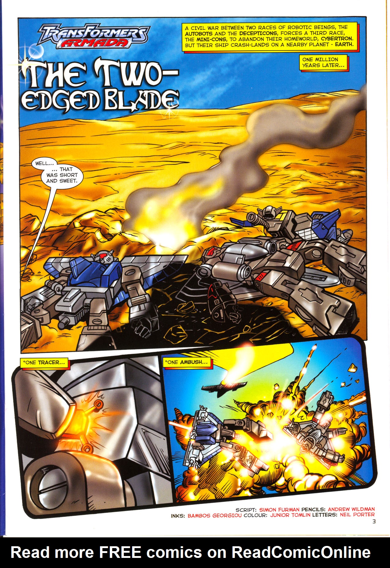 Read online Transformers: Armada (2003) comic -  Issue #7 - 2