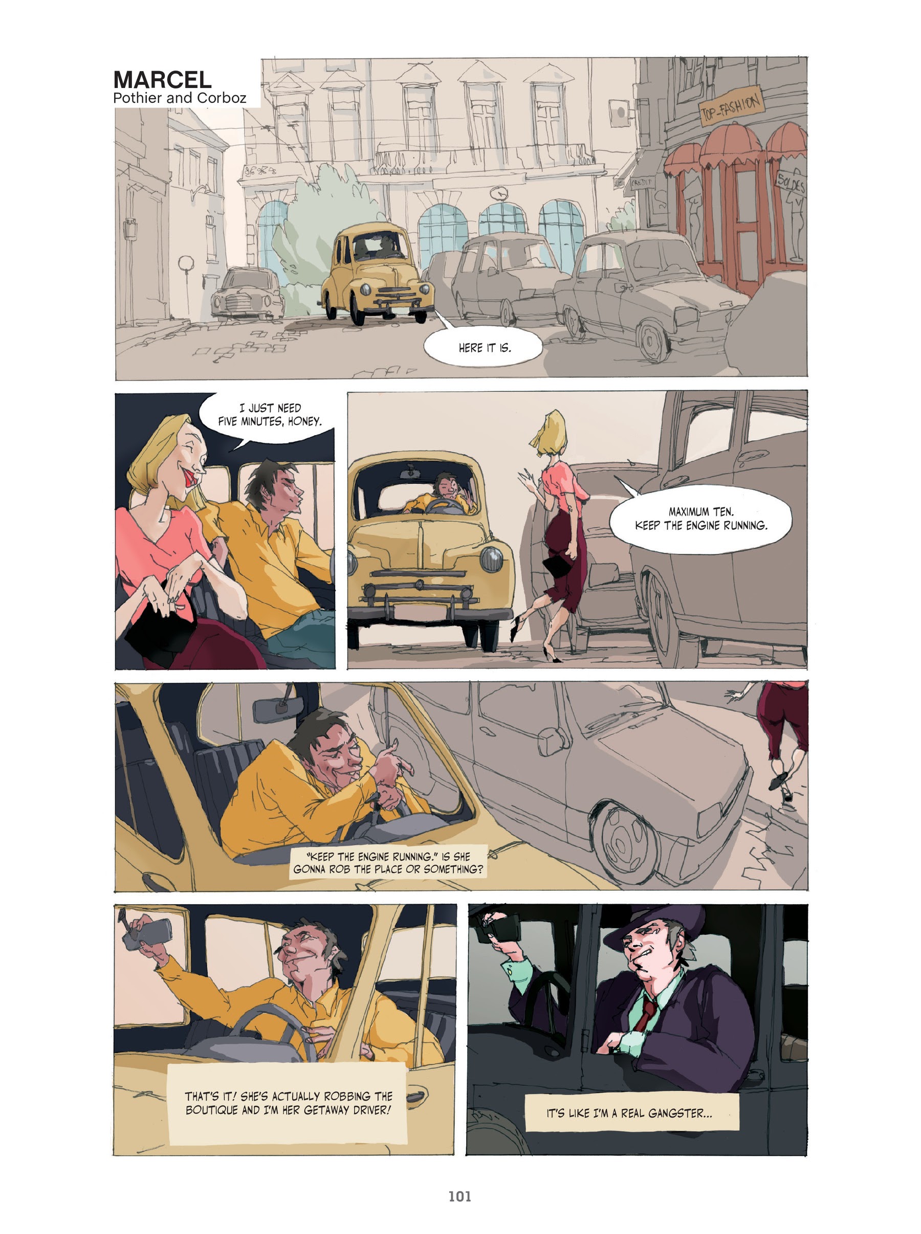 Read online First Degree: A Crime Anthology comic -  Issue # TPB - 102