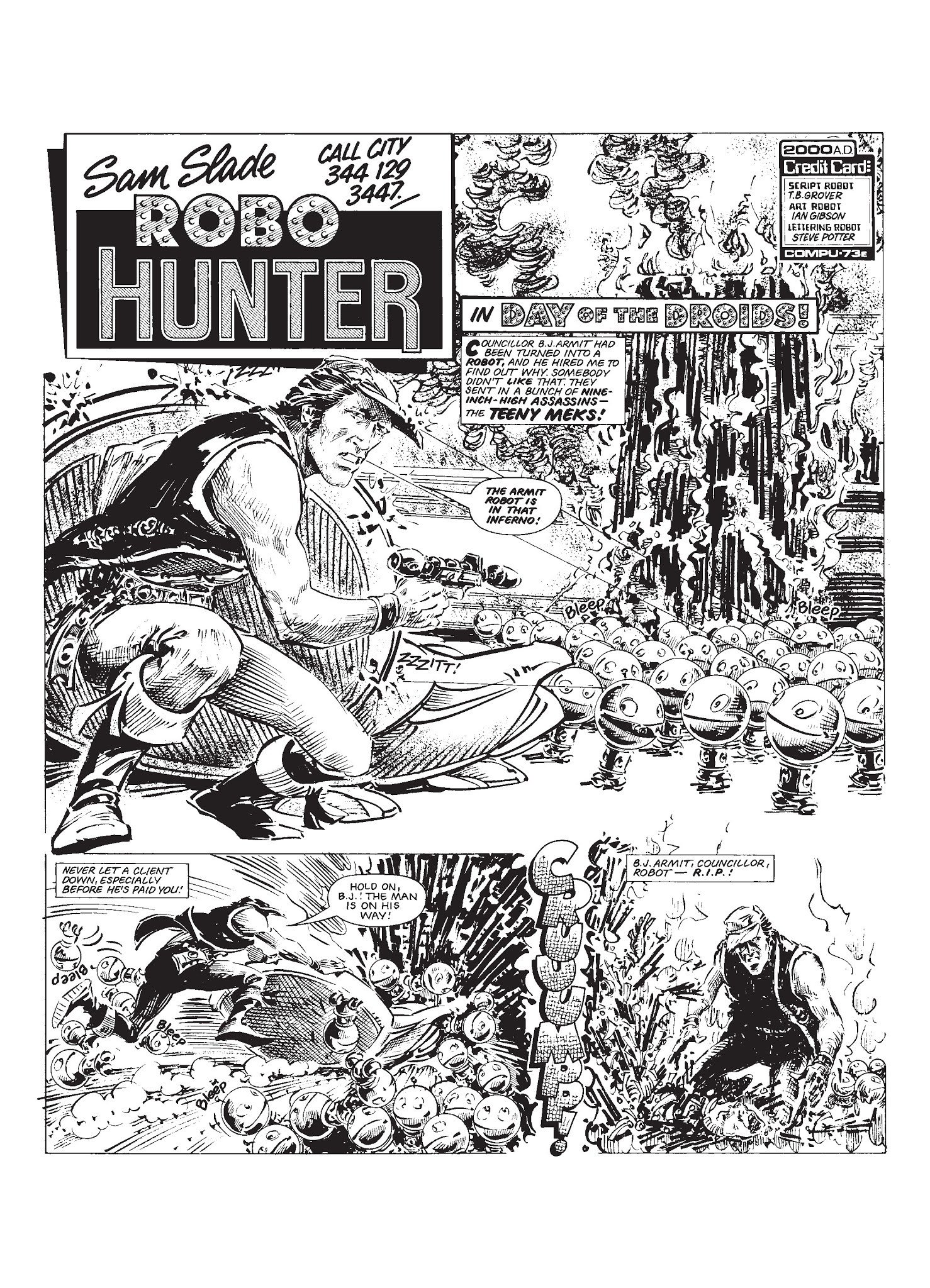 Read online Robo-Hunter: The Droid Files comic -  Issue # TPB 1 - 150