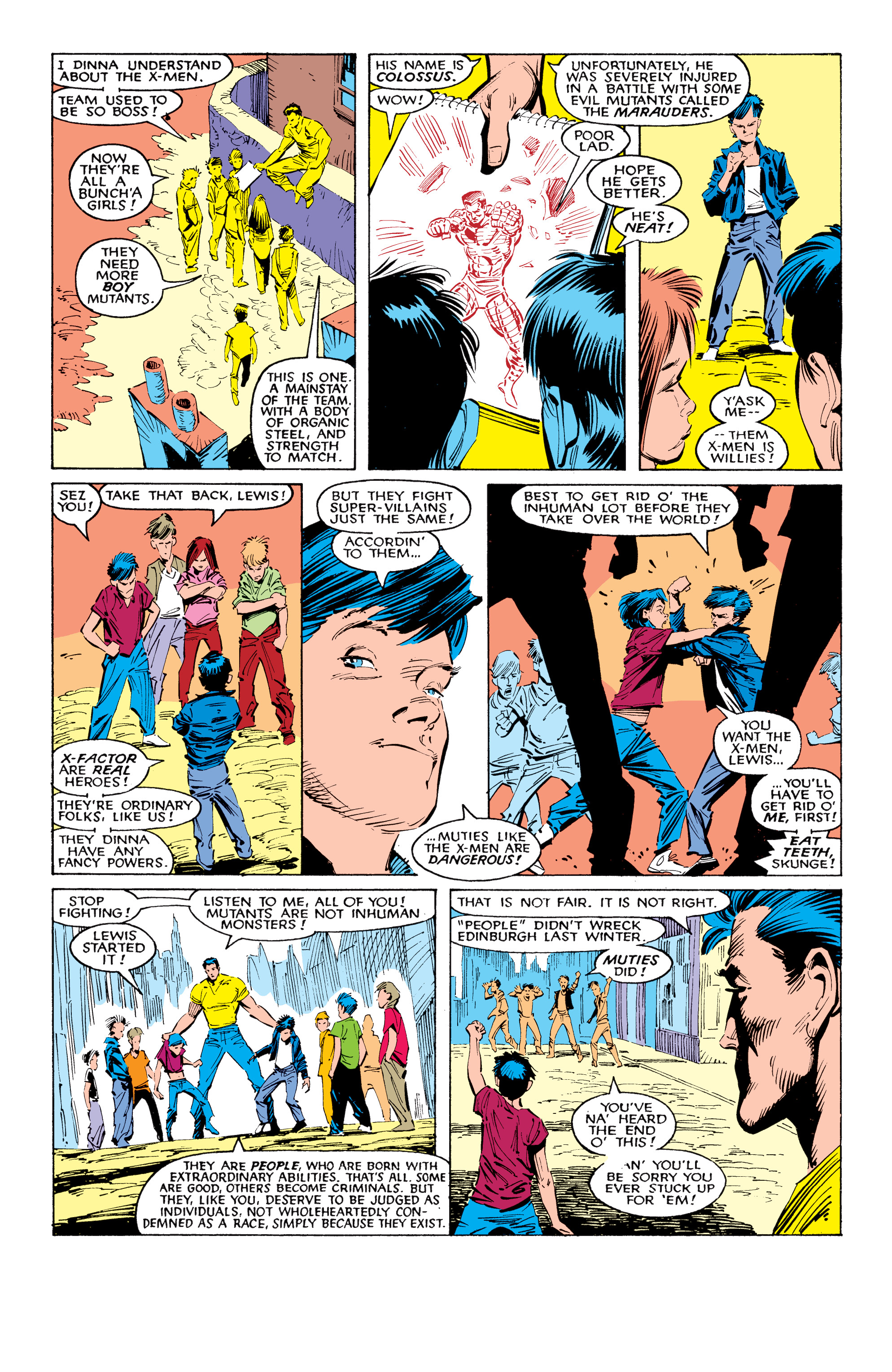 Read online X-Men Milestones: Fall of the Mutants comic -  Issue # TPB (Part 1) - 7