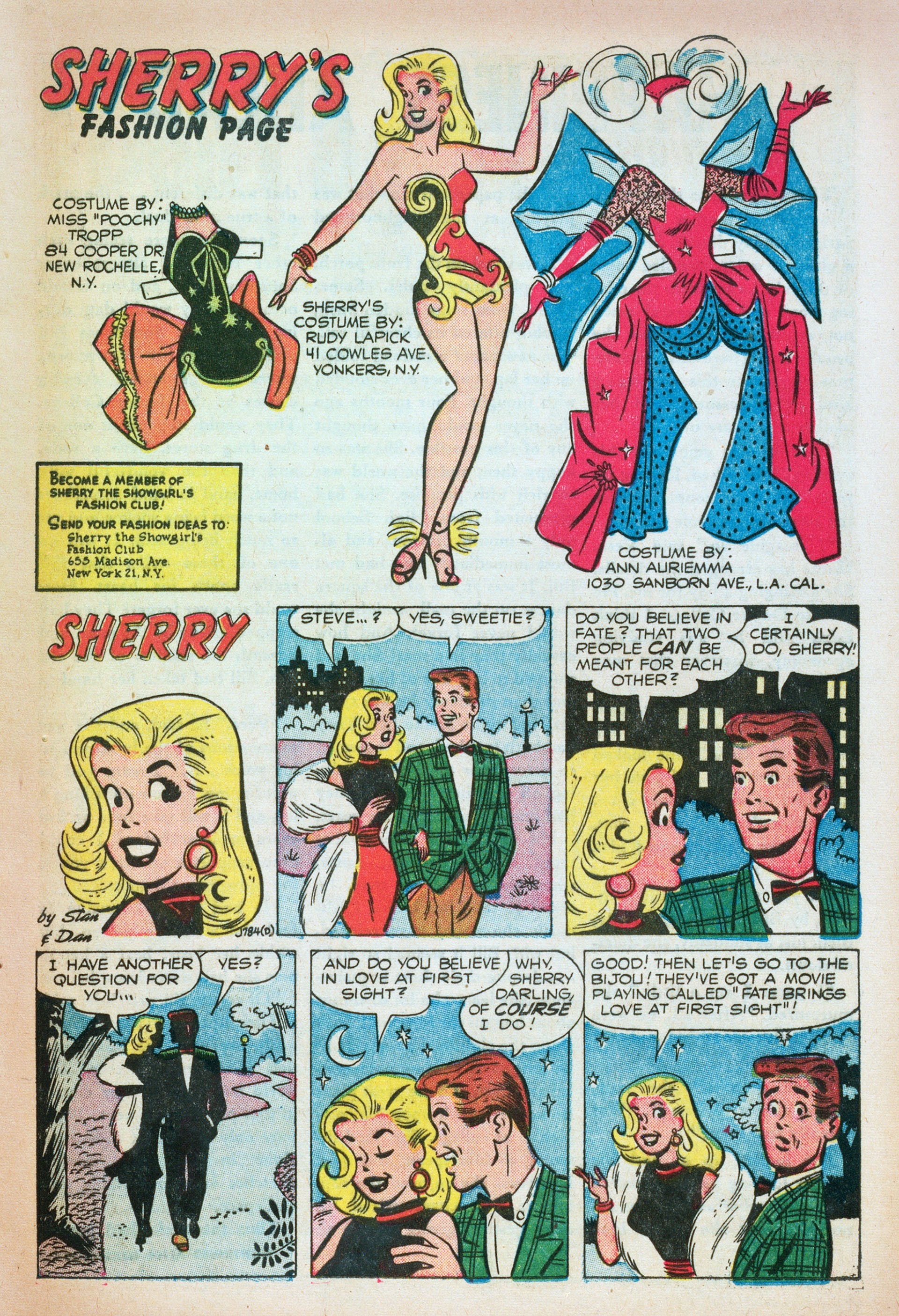 Read online Sherry the Showgirl (1956) comic -  Issue #1 - 17