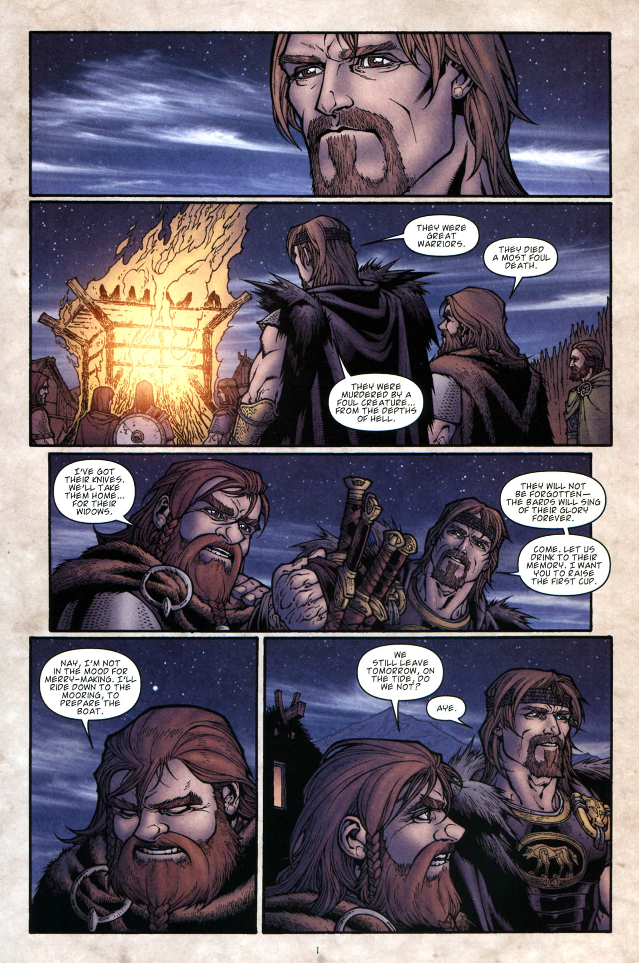 Read online Beowulf (2007) comic -  Issue #3 - 3