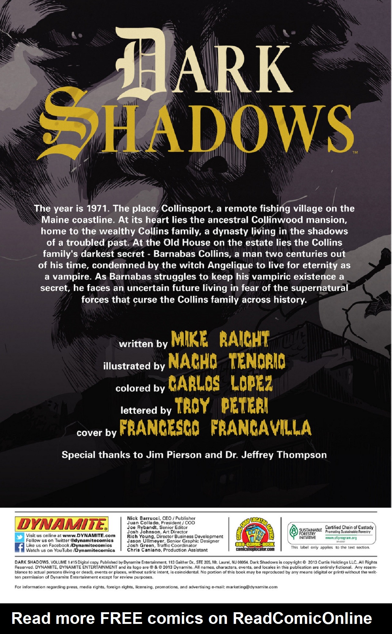 Read online Dark Shadows comic -  Issue #15 - 2