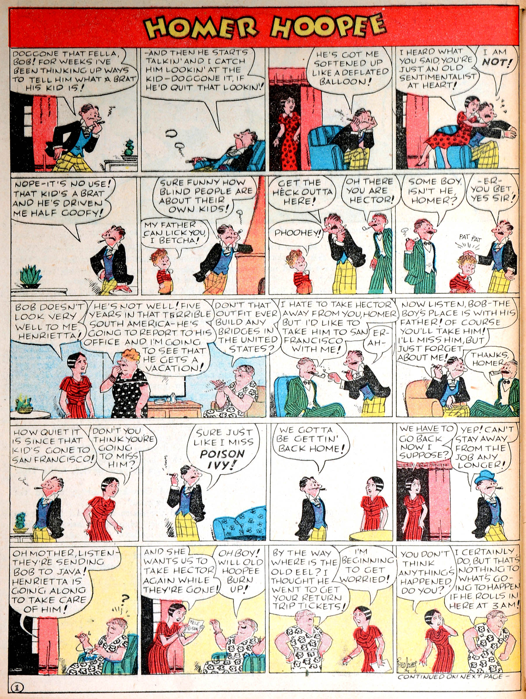 Read online Famous Funnies comic -  Issue #38 - 59