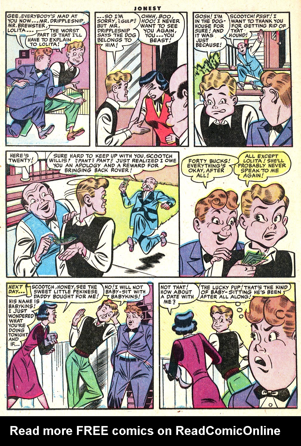 Read online Jonesy (1953) comic -  Issue #1 - 12