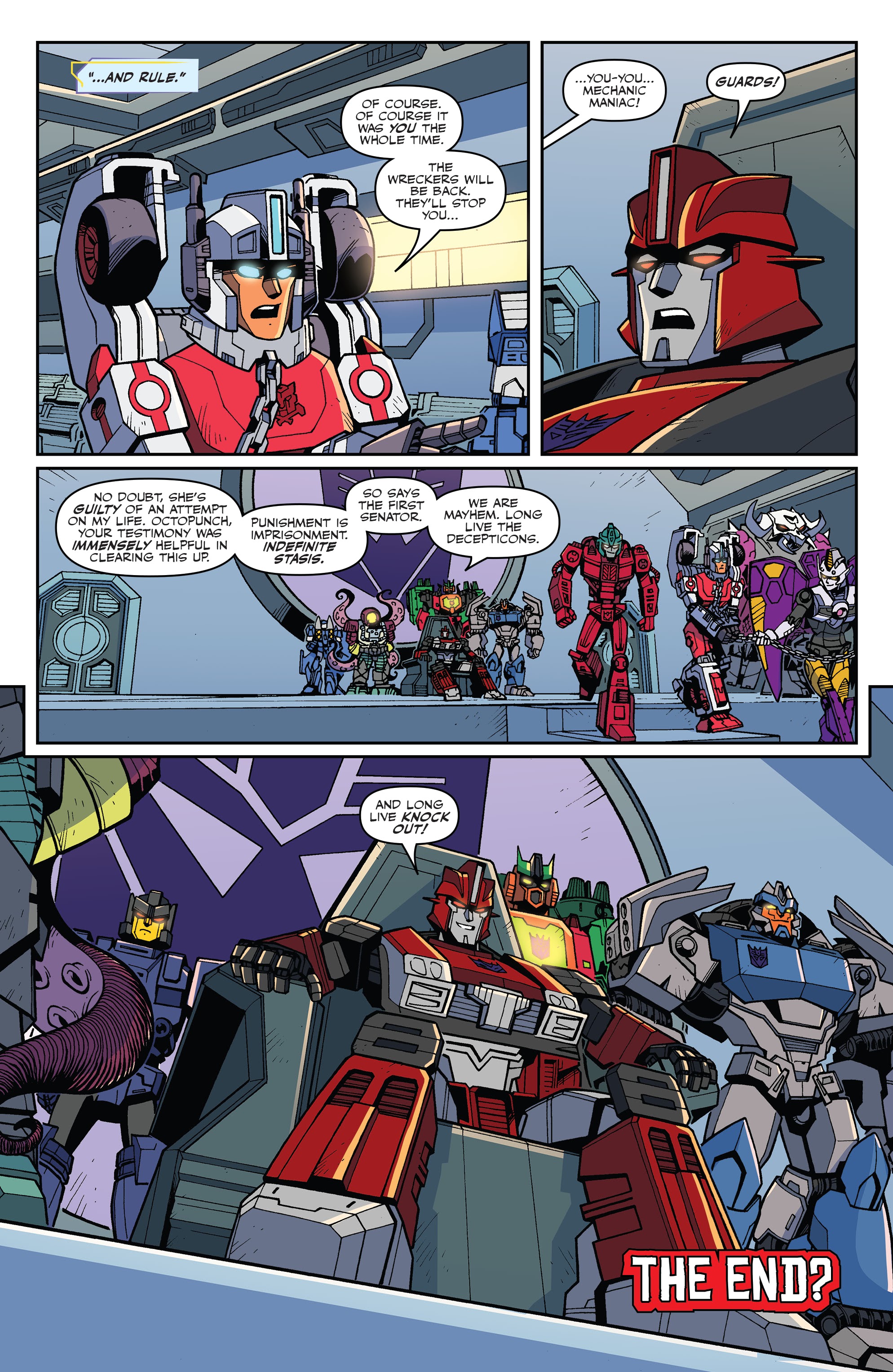 Read online Transformers: Wreckers-Tread and Circuits comic -  Issue #4 - 24