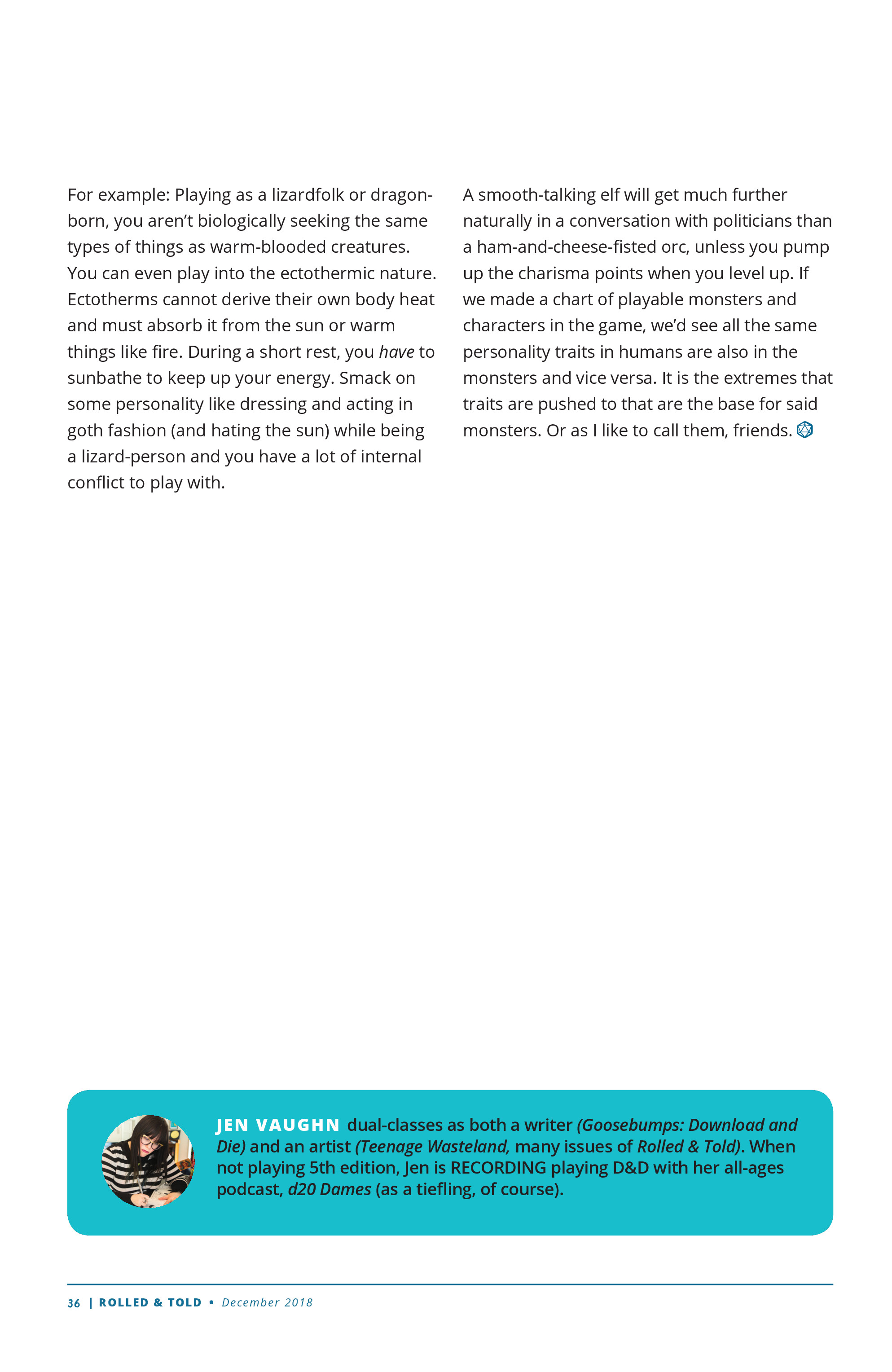 Read online Rolled & Told comic -  Issue #4 - 31