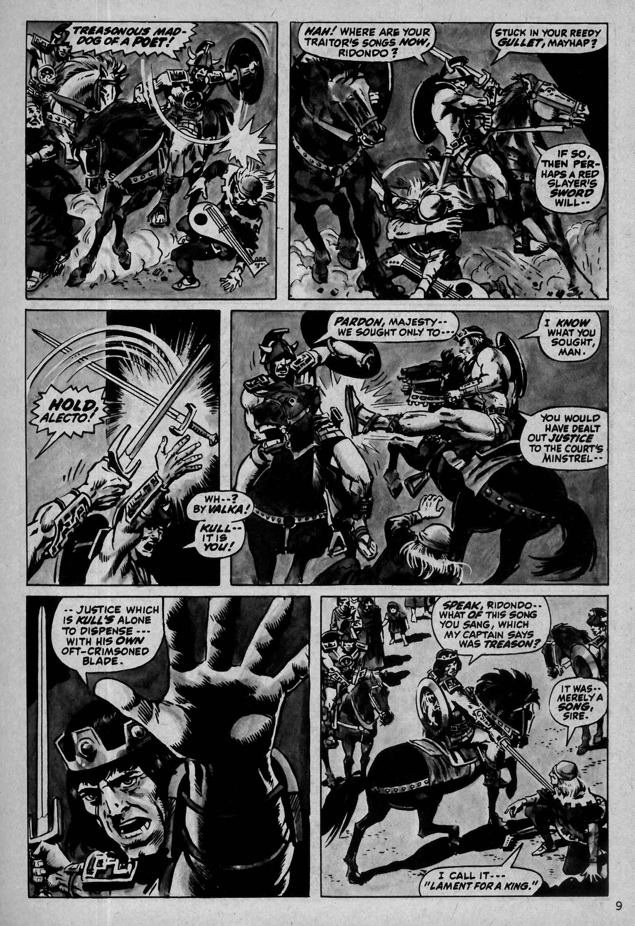 Read online Kull and the Barbarians comic -  Issue #1 - 9