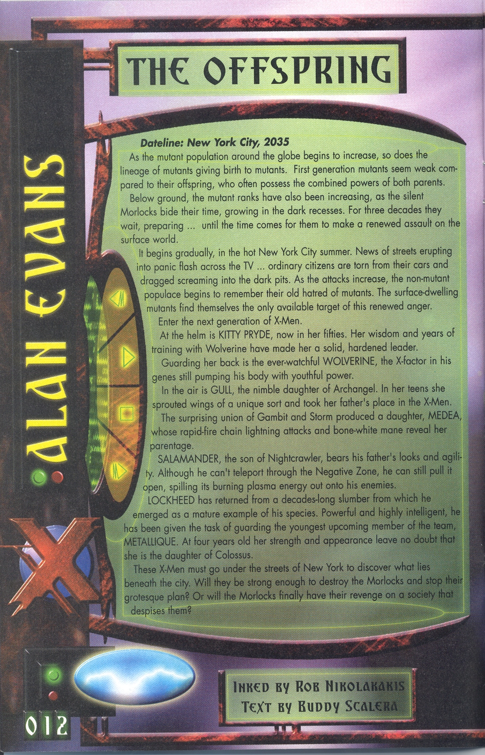 Read online X-Men: Millennial Visions comic -  Issue #1 - 12