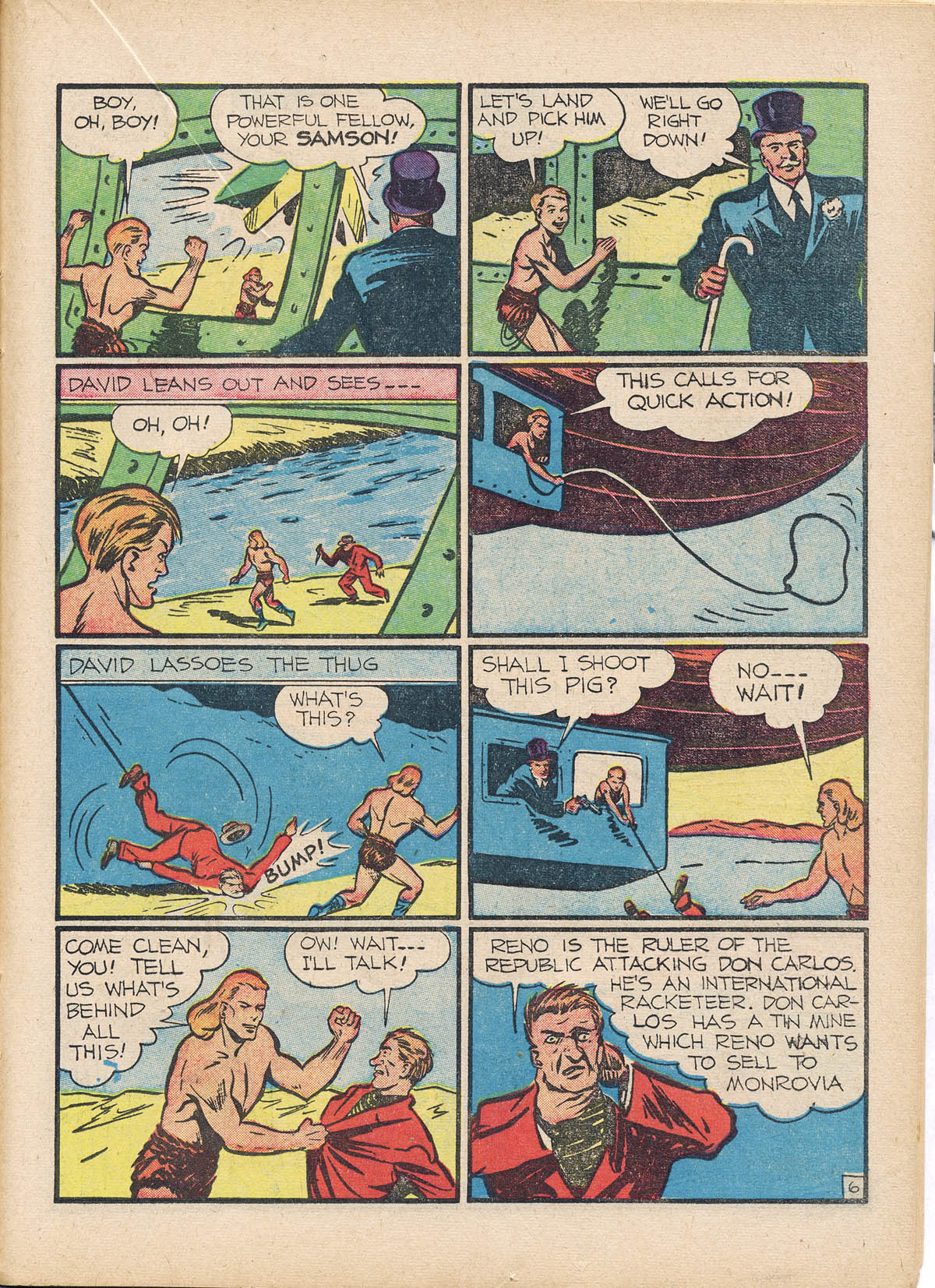 Read online Samson (1940) comic -  Issue #3 - 40