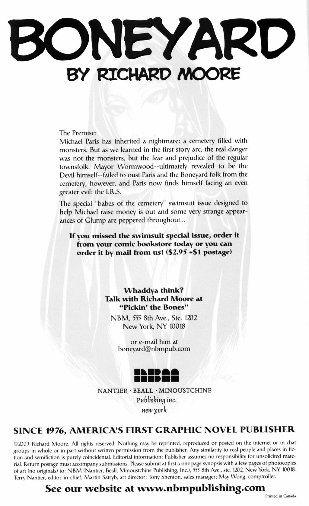 Read online Boneyard comic -  Issue #10 - 2