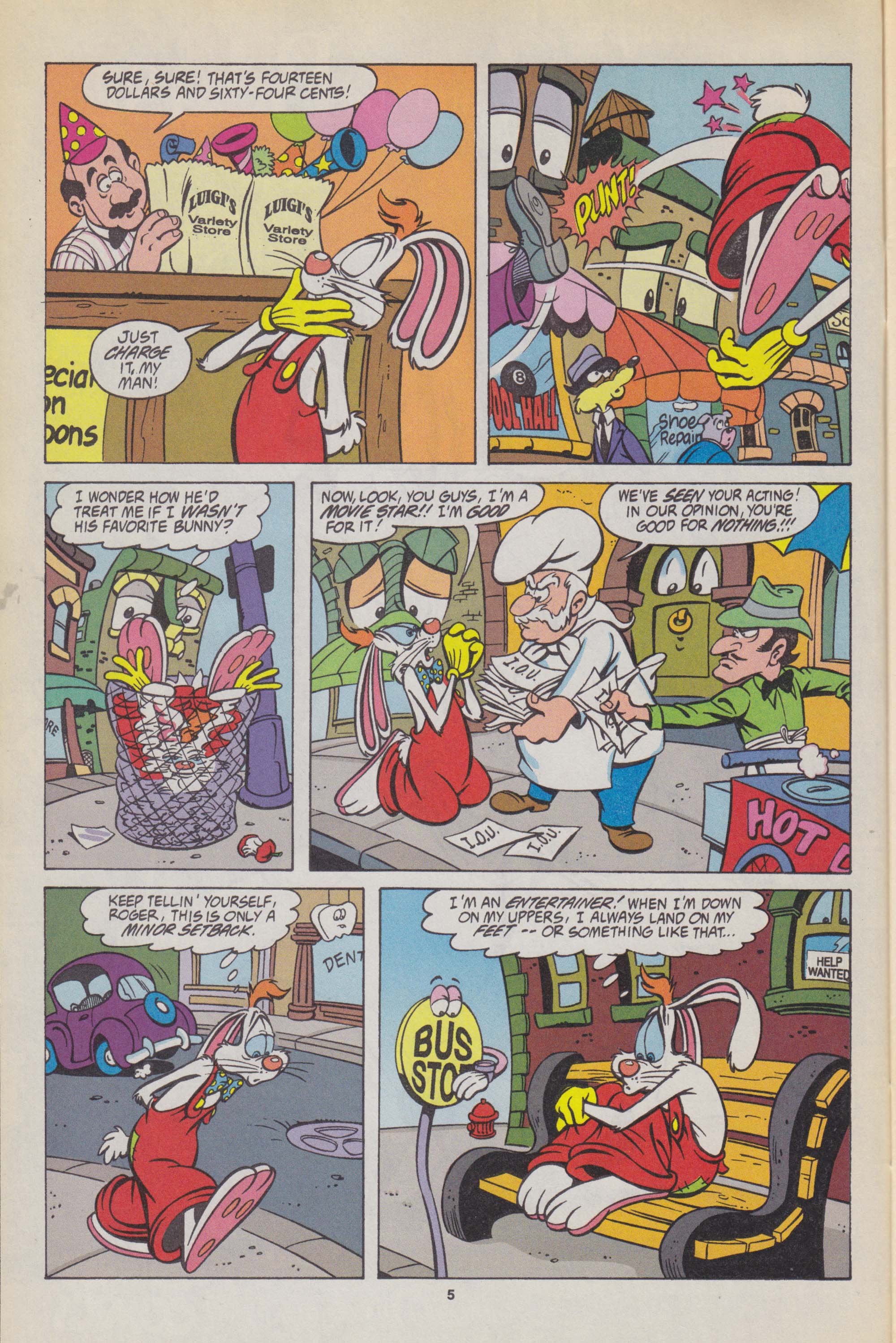 Read online Roger Rabbit's Toontown comic -  Issue #5 - 8