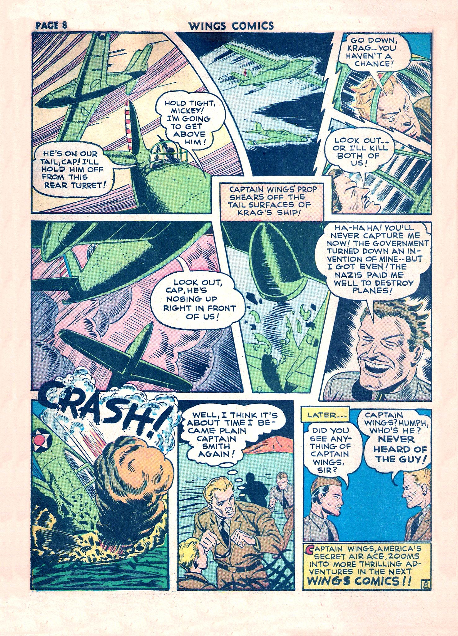 Read online Wings Comics comic -  Issue #17 - 10