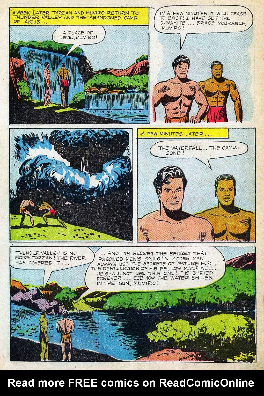 Read online Tarzan (1948) comic -  Issue #2 - 34