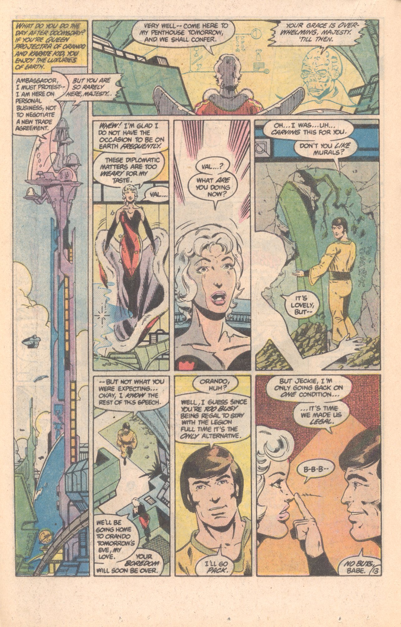 Read online Legion of Super-Heroes (1980) comic -  Issue #296 - 14