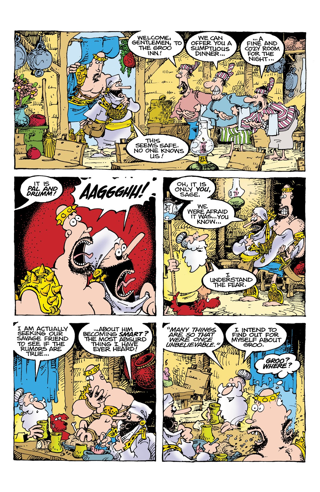 Read online Sergio Aragonés' Groo: The Most Intelligent Man In The World comic -  Issue # TPB - 61