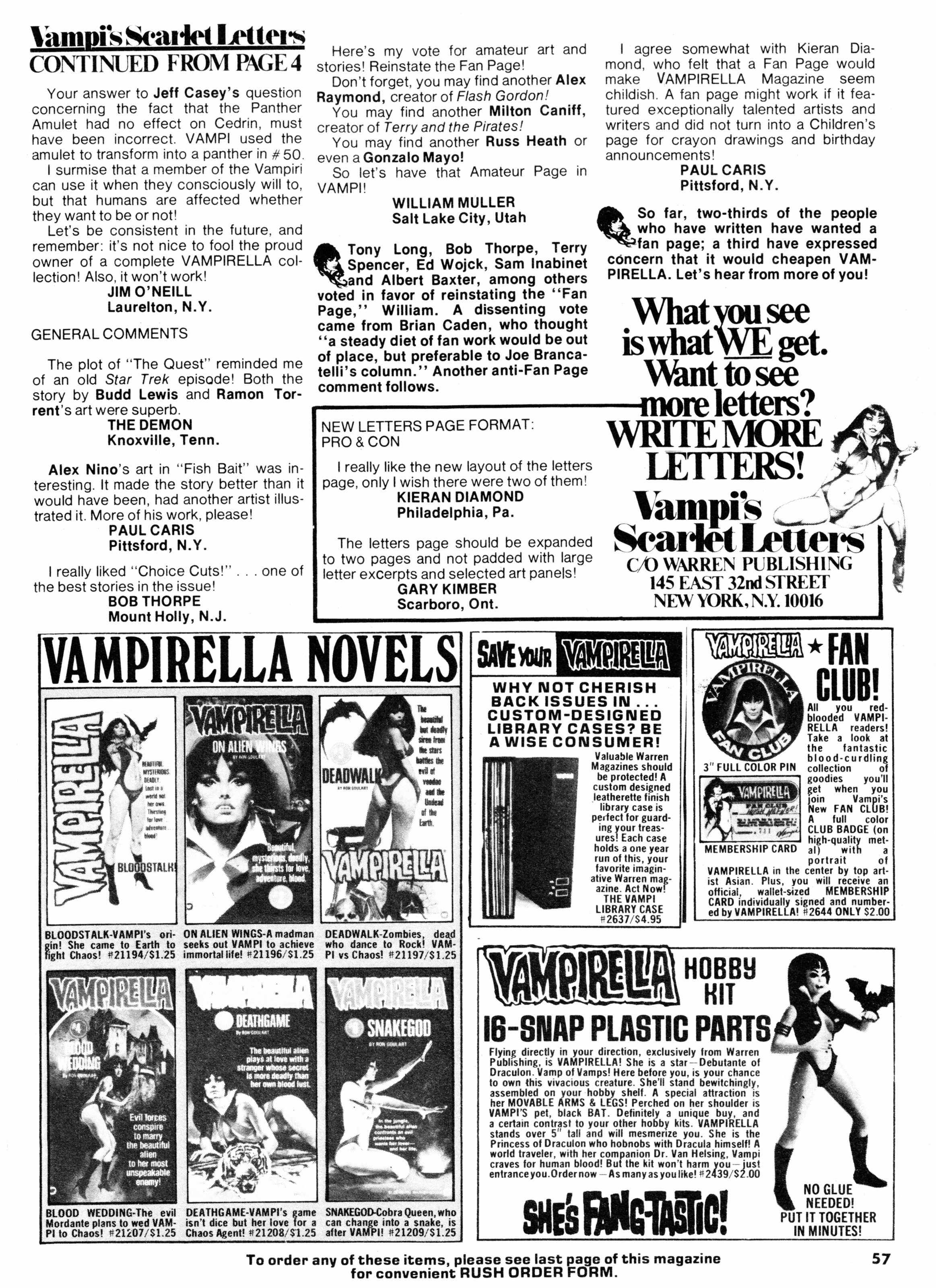 Read online Vampirella (1969) comic -  Issue #69 - 57