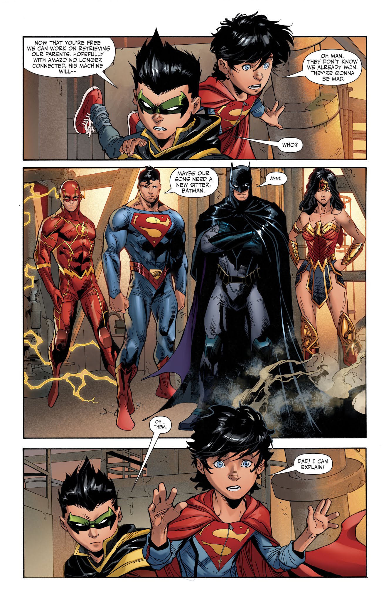 Read online Super Sons comic -  Issue #16 - 20