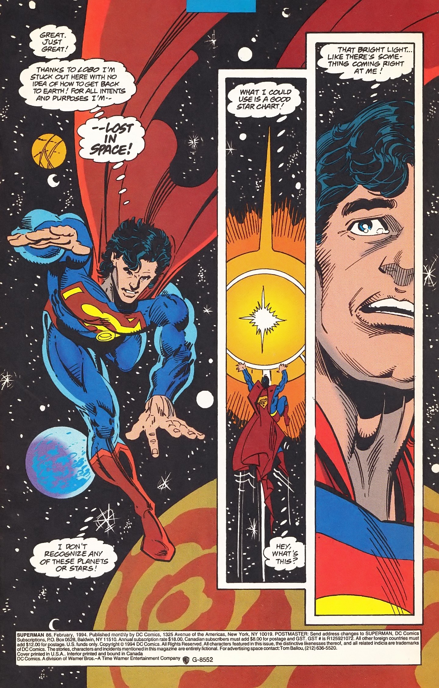 Read online Superman (1987) comic -  Issue #86 - 3