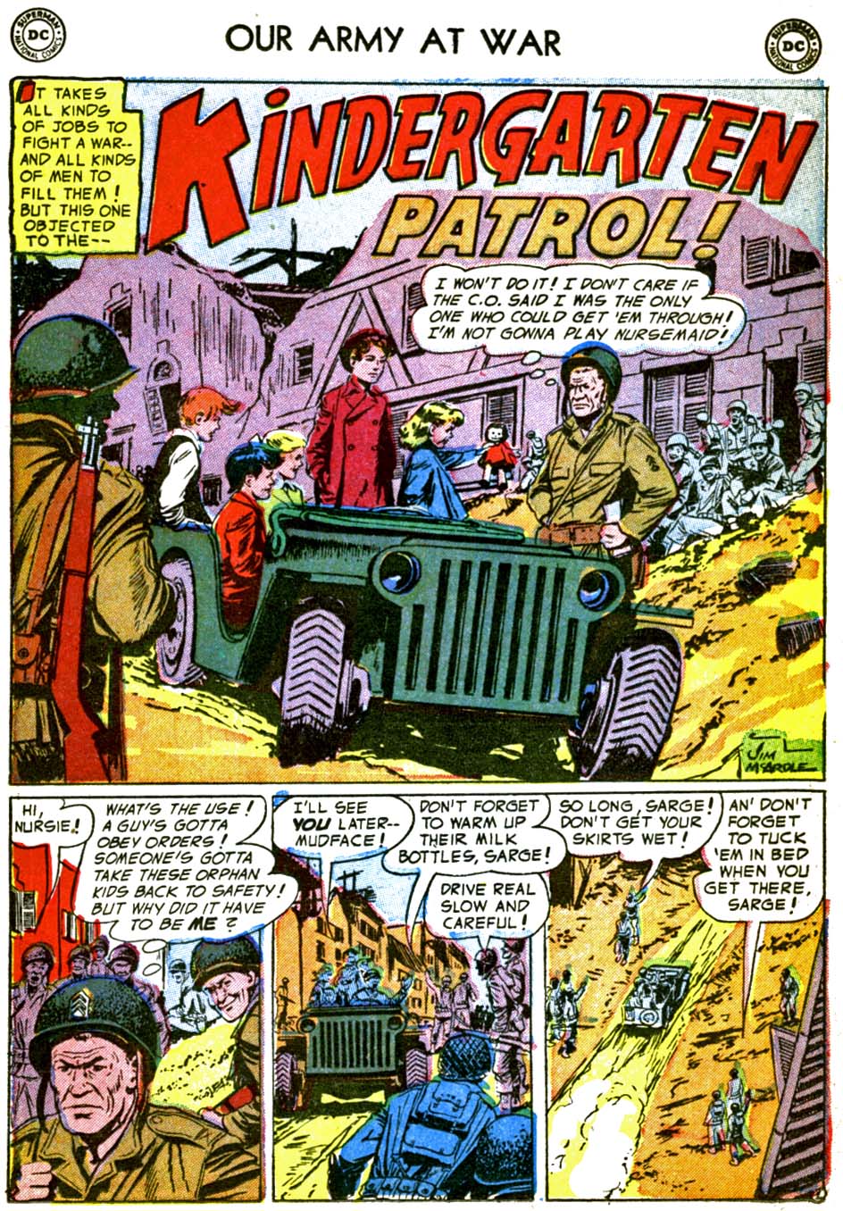 Read online Our Army at War (1952) comic -  Issue #24 - 19