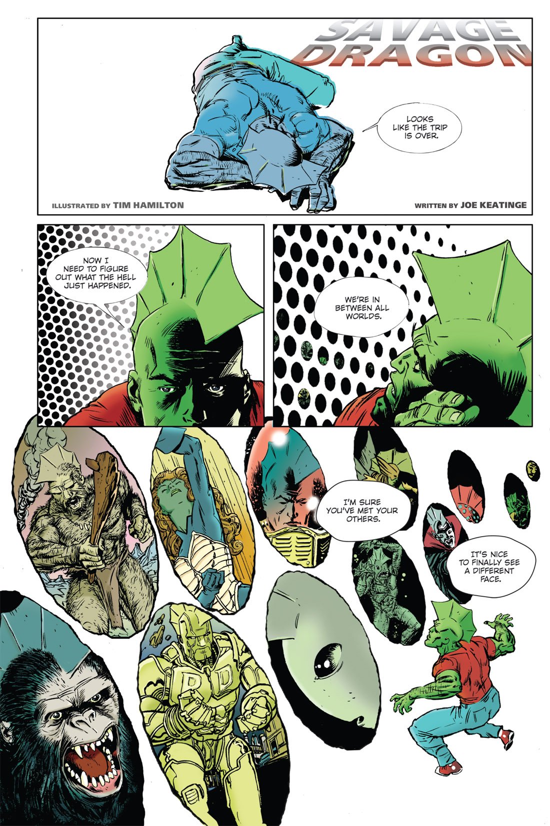 Read online Twisted Savage Dragon Funnies comic -  Issue # TPB - 123